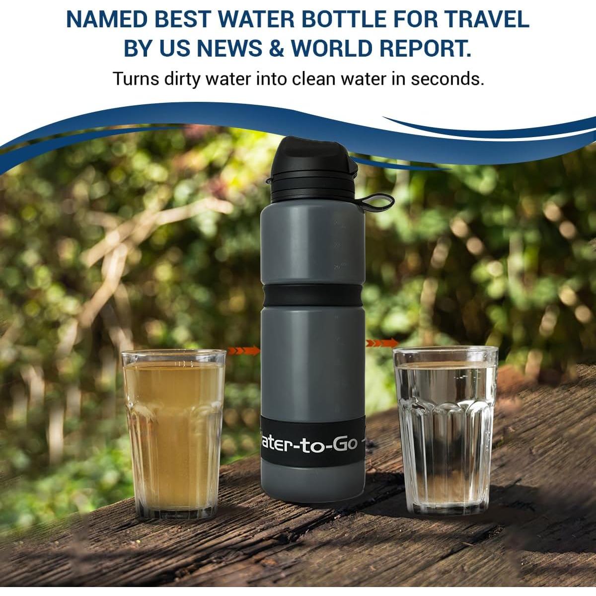 Botella de Agua Filtrada WATER TO GO 750ml Bioplástico