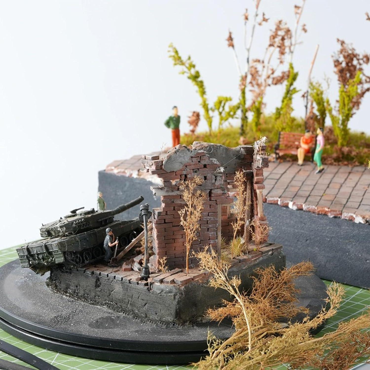 Woohome 3 Arbustos Miniatura para Diorama y Paisajismo