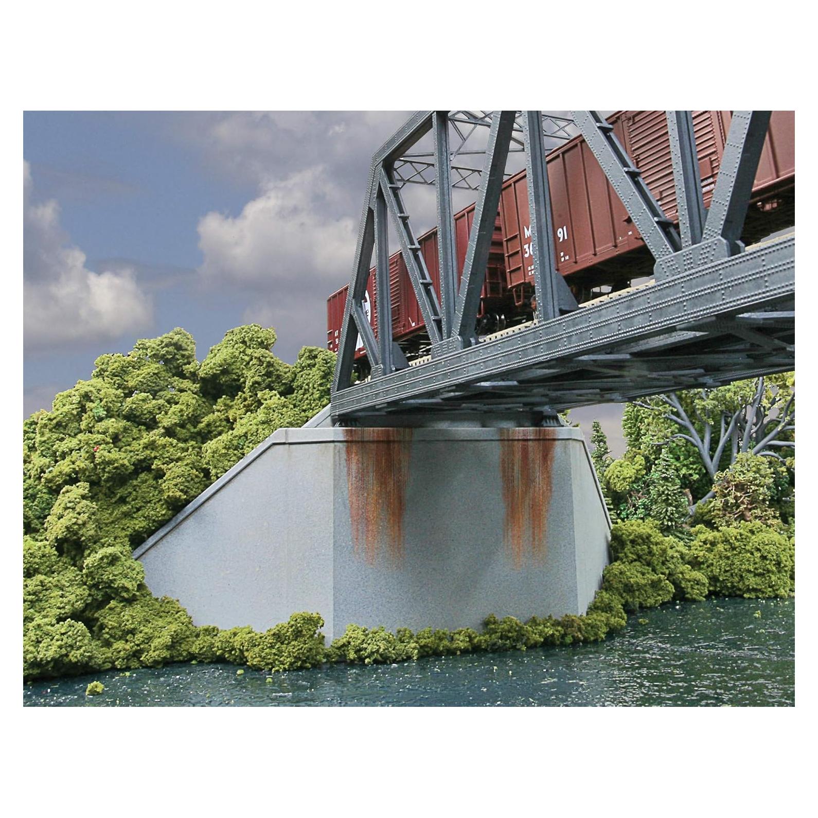 Apoyos de Puente Ferroviario Walthers Cornerstone 2 Piezas