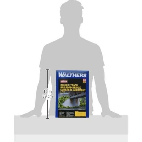 Apoyos de Puente Ferroviario Walthers Cornerstone 2 Piezas