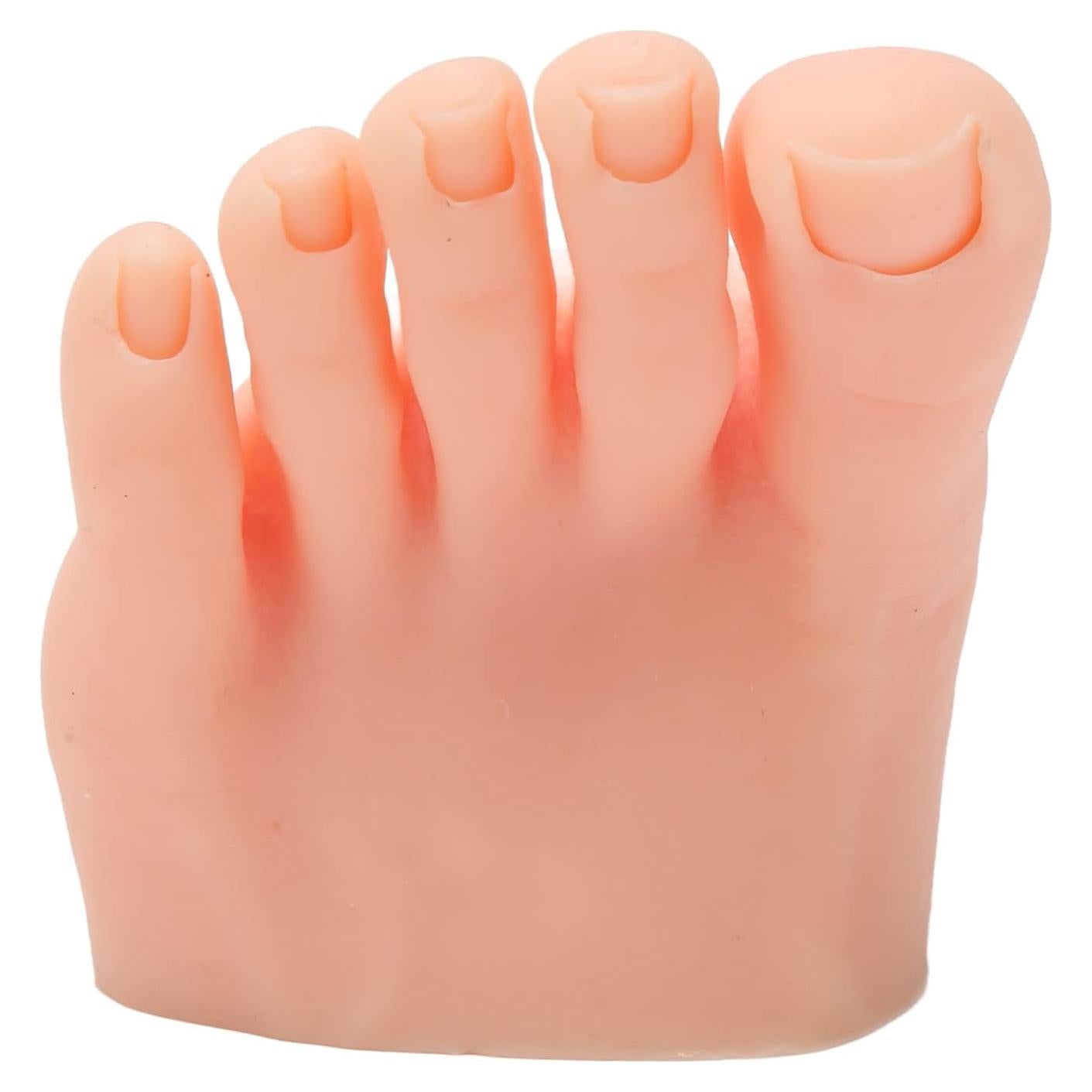Modelo de Pie Falso de Silicona Suave para Arte de Uñas