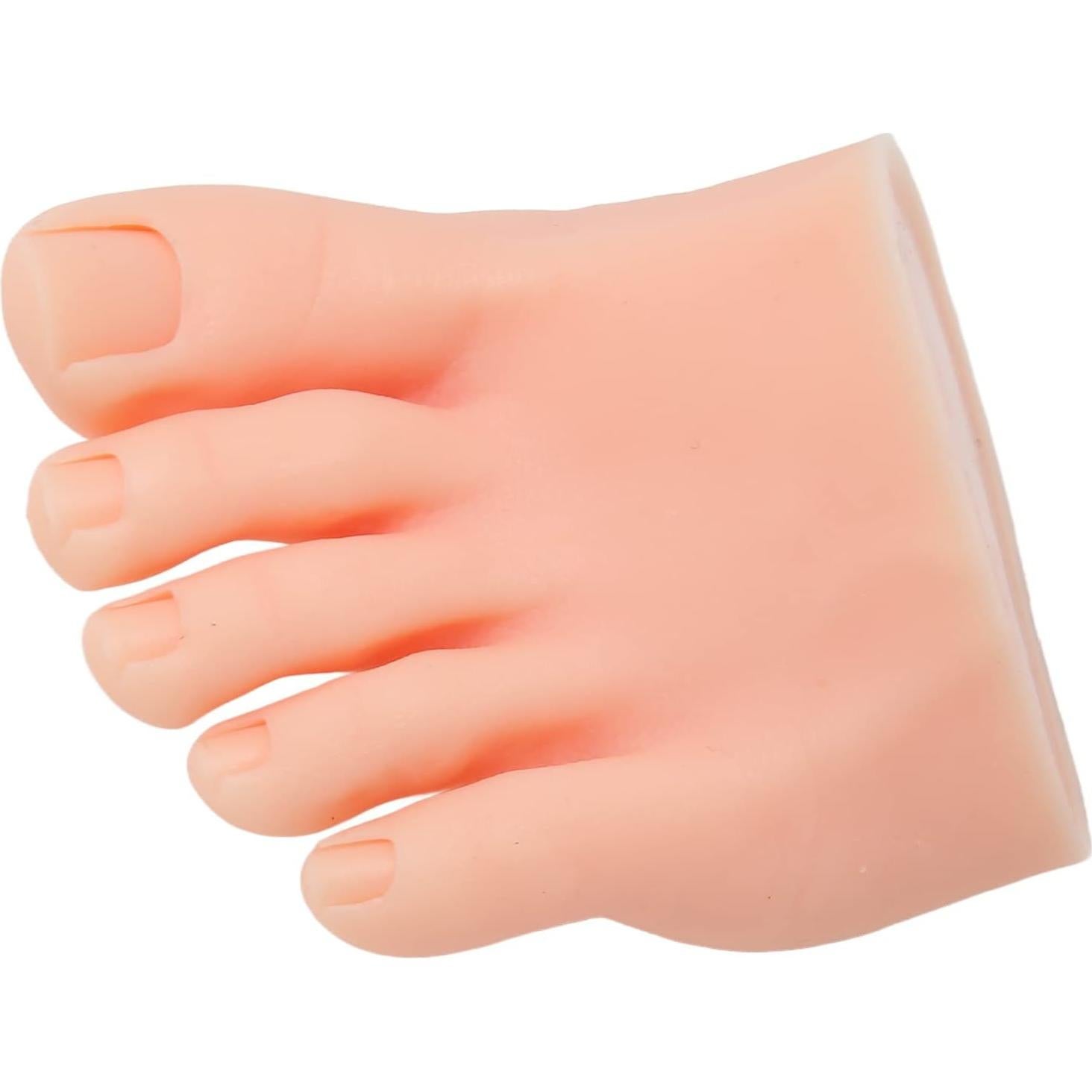 Modelo de Pie Falso de Silicona Suave para Arte de Uñas