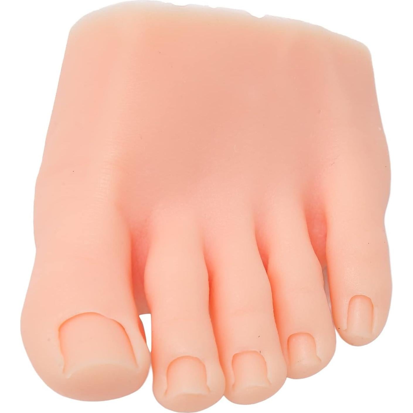 Modelo de Pie Falso de Silicona Suave para Arte de Uñas