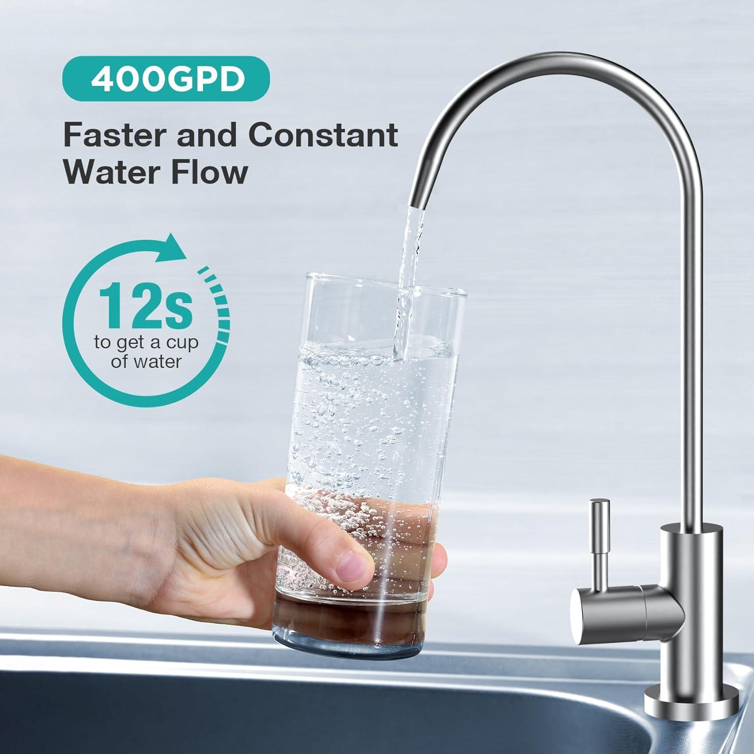 Sistema Ósmosis Inversa SimPure T1-400UV 8 Etapas 0 TDS