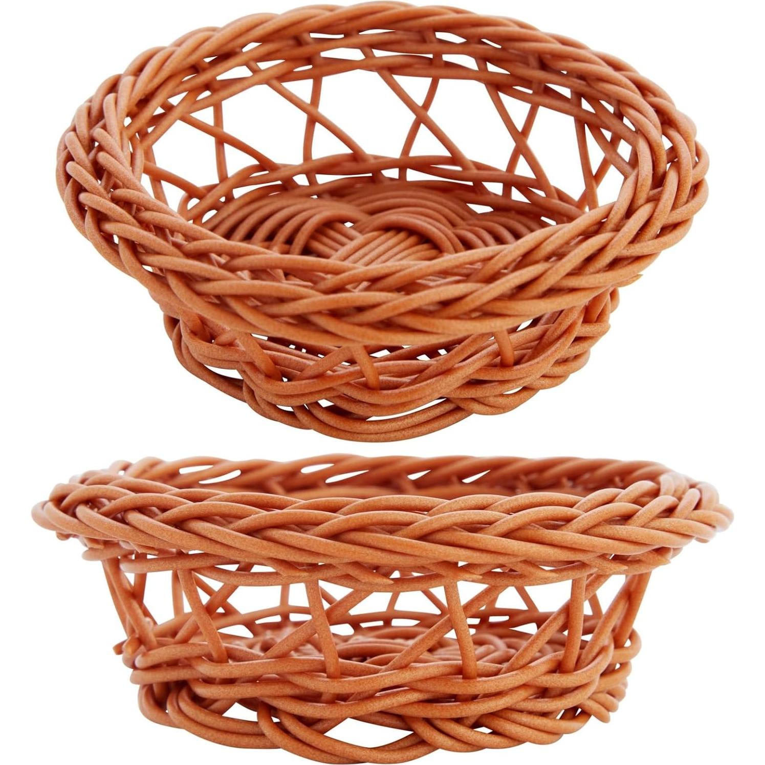 Conjunto de 24 Cestas Mini Tejidas Bright Creations 7.9 cm