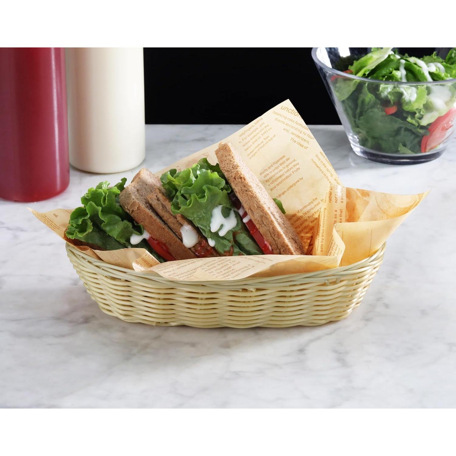 Cestas para Servir Alimentos Nuevo Star 44218 22.86x10.8 cm Juego 12