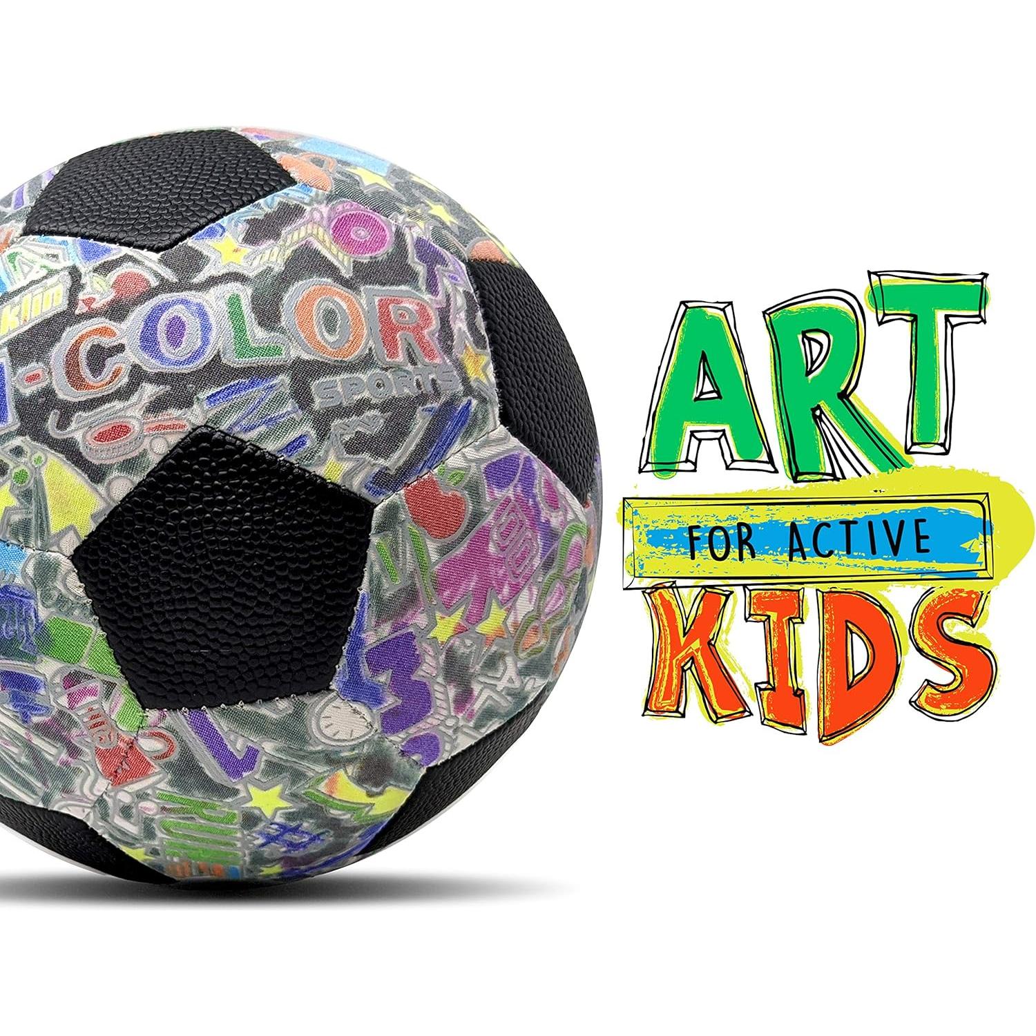 Balón Mini de Fútbol Franklin Sports con Marcadores 20 cm