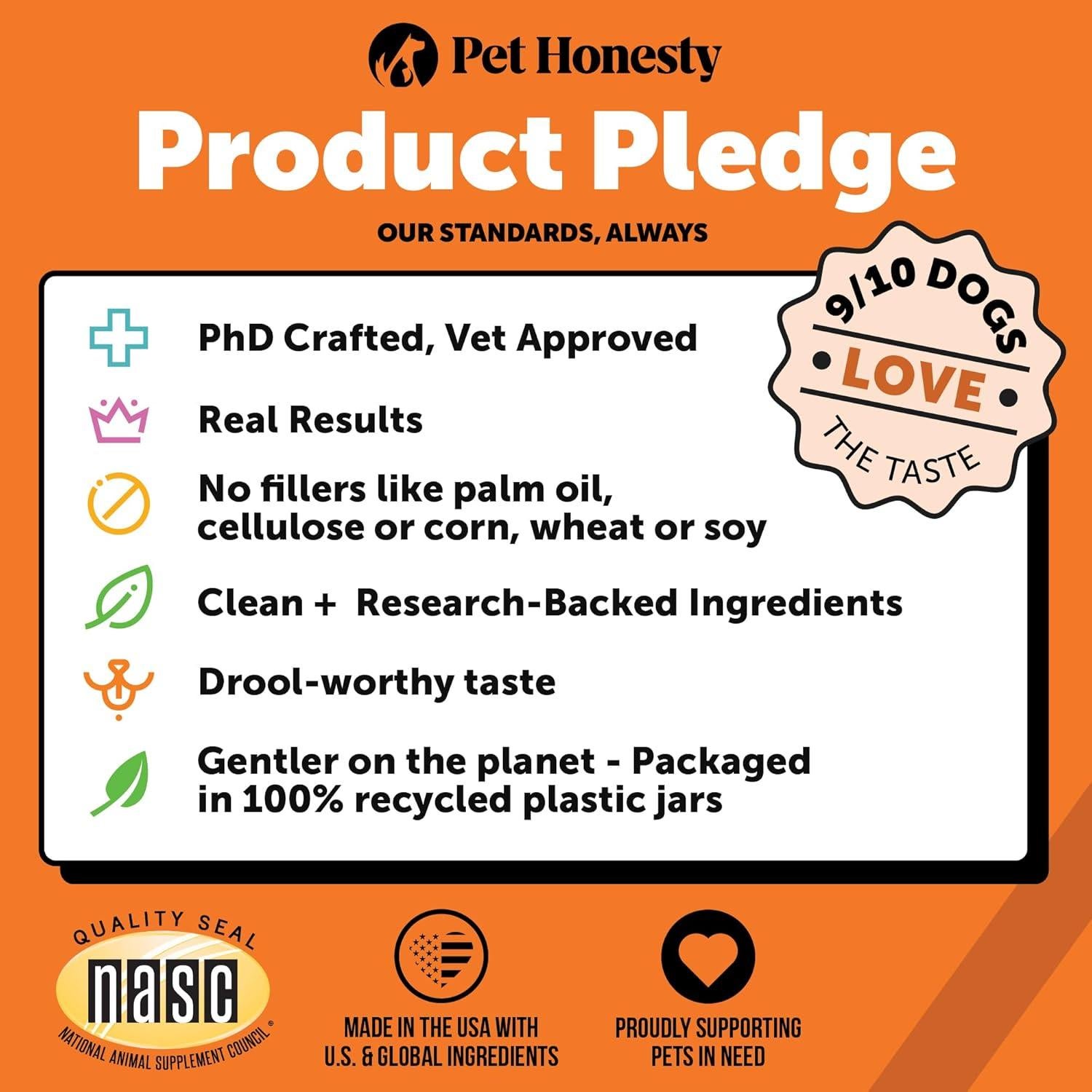 Suplemento de Caderas y Articulaciones Pet Honesty 90 ct Bacon