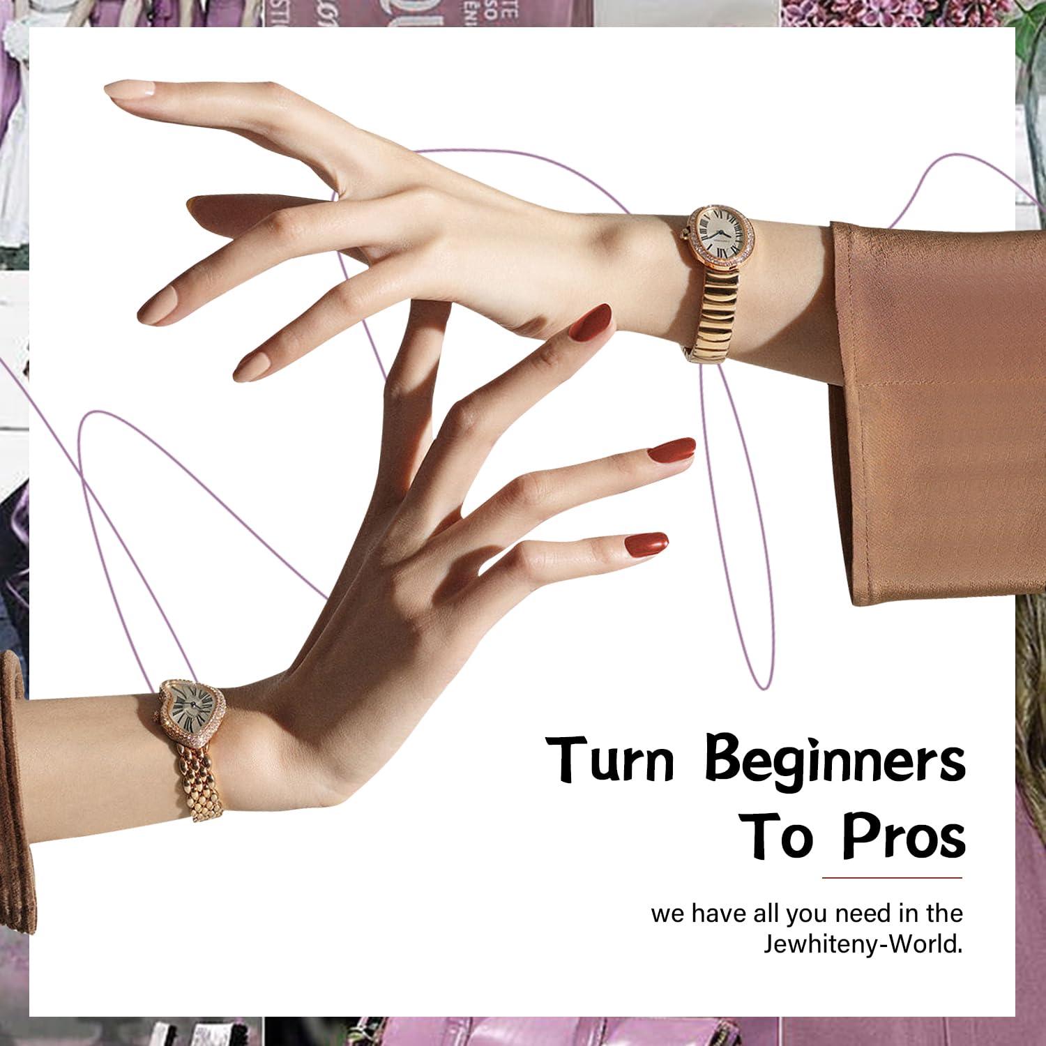 Kit de Esmalte de Uñas Gel 27 Colores + Lámpara UV JEWHITENY