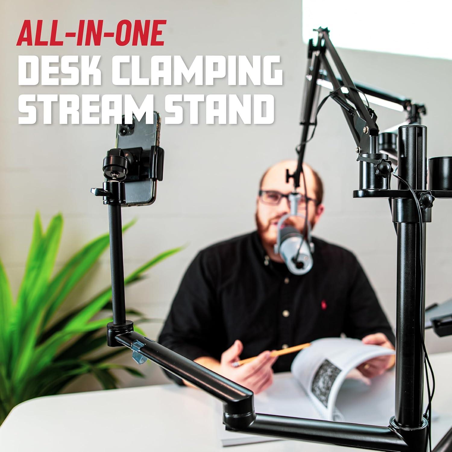 Soporte de Escritorio Gator Frameworks 6-en-1 para Streaming