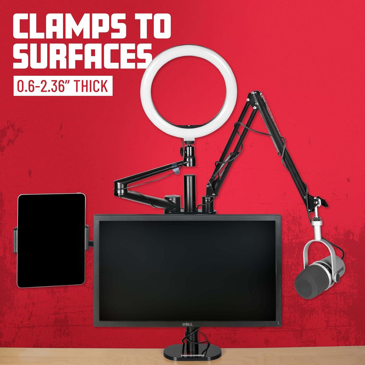 Soporte de Escritorio Gator Frameworks 6-en-1 para Streaming