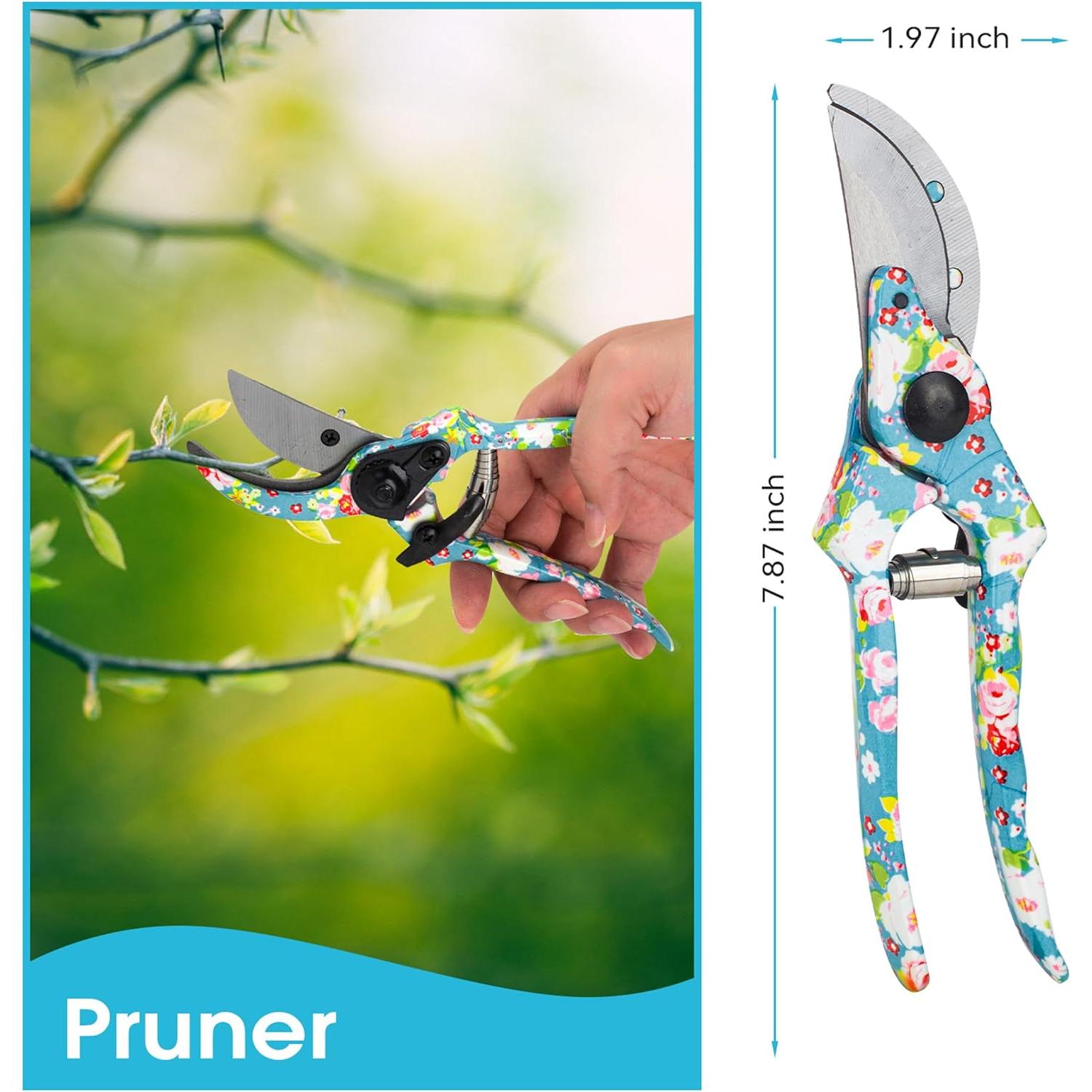 Juego de Jardinería Deaname 4 Piezas Acero Inoxidable