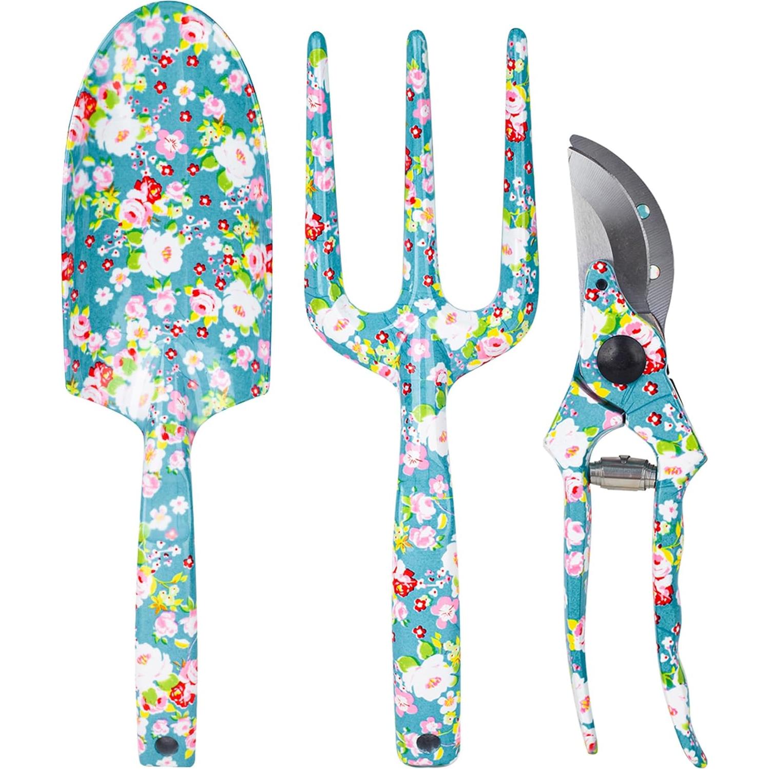 Juego de Jardinería Deaname 4 Piezas Acero Inoxidable