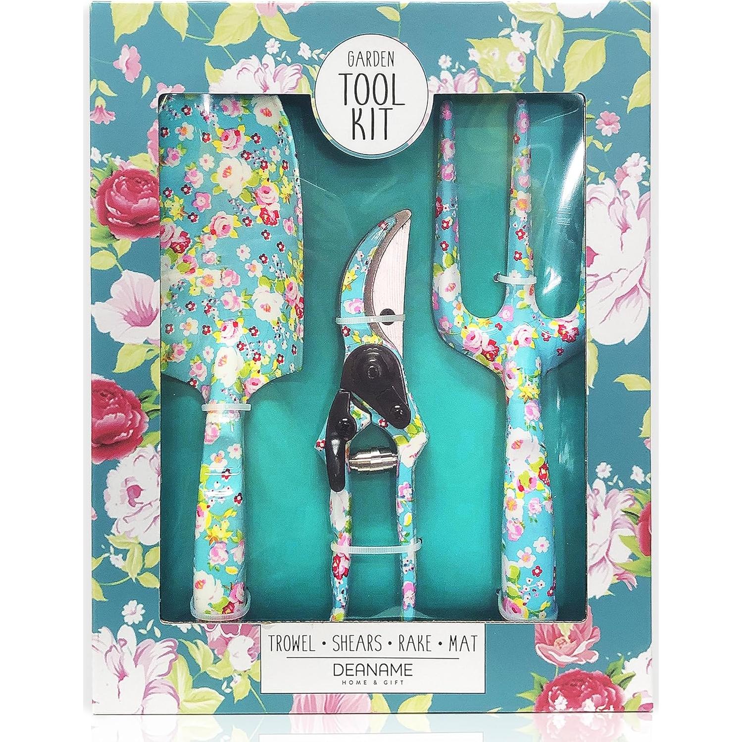 Juego de Jardinería Deaname 4 Piezas Acero Inoxidable