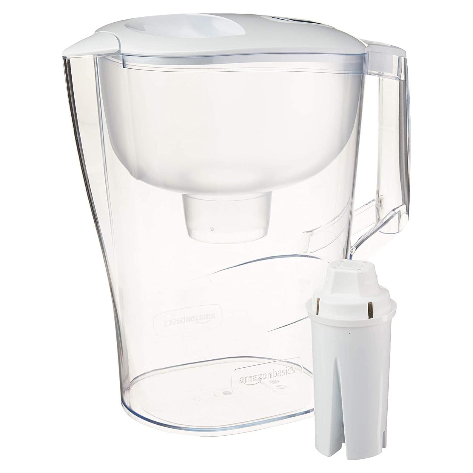 Jarra de Agua Amazon Basics 10 Tazas con Filtro Brita