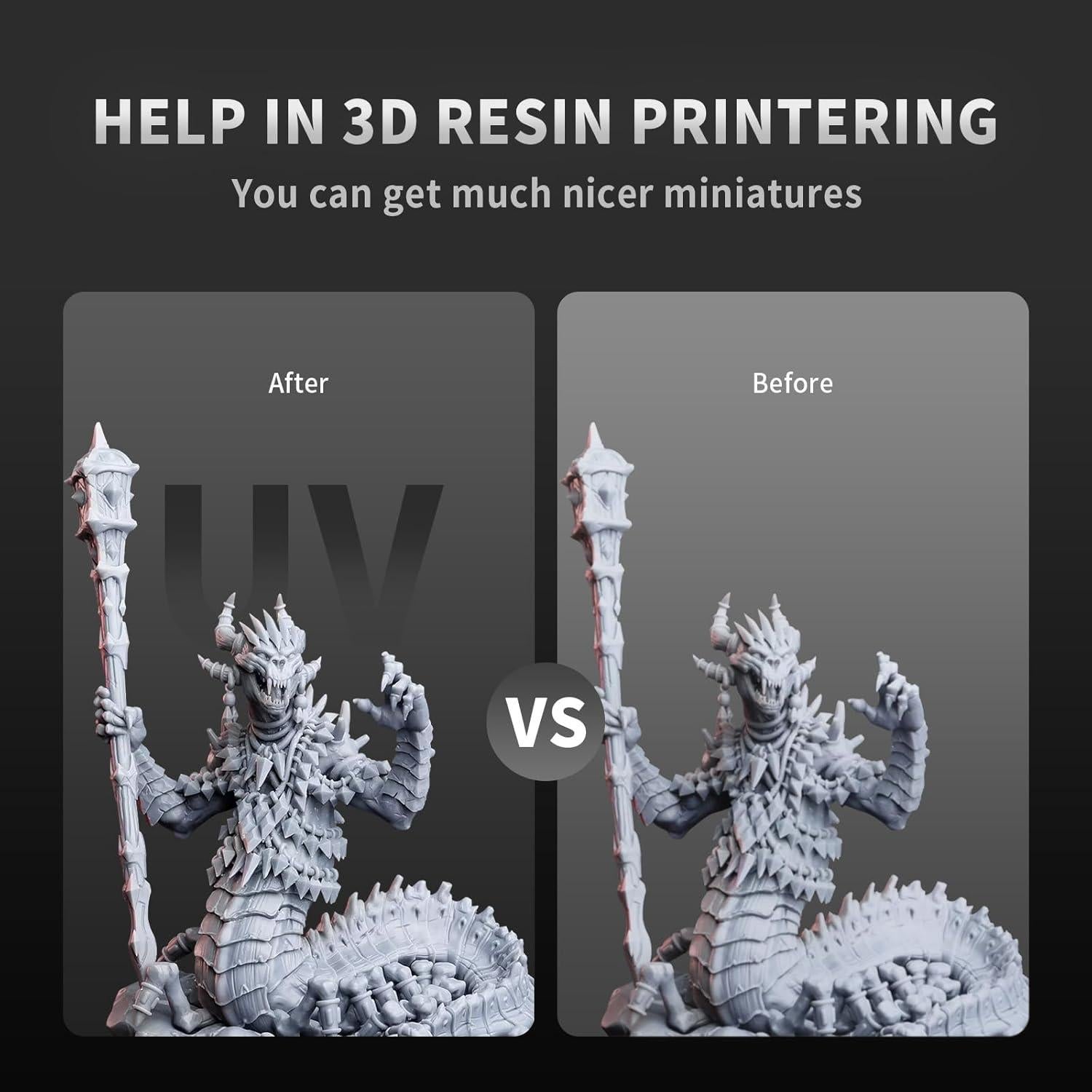 Lámpara UV LED Geeetech 405nm 60W para Curado Rápido 3D