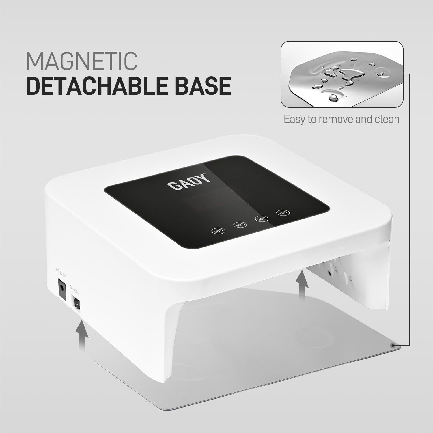 Lámpara UV LED Inalámbrica GAOY para Uñas de Gel, 7800mAh