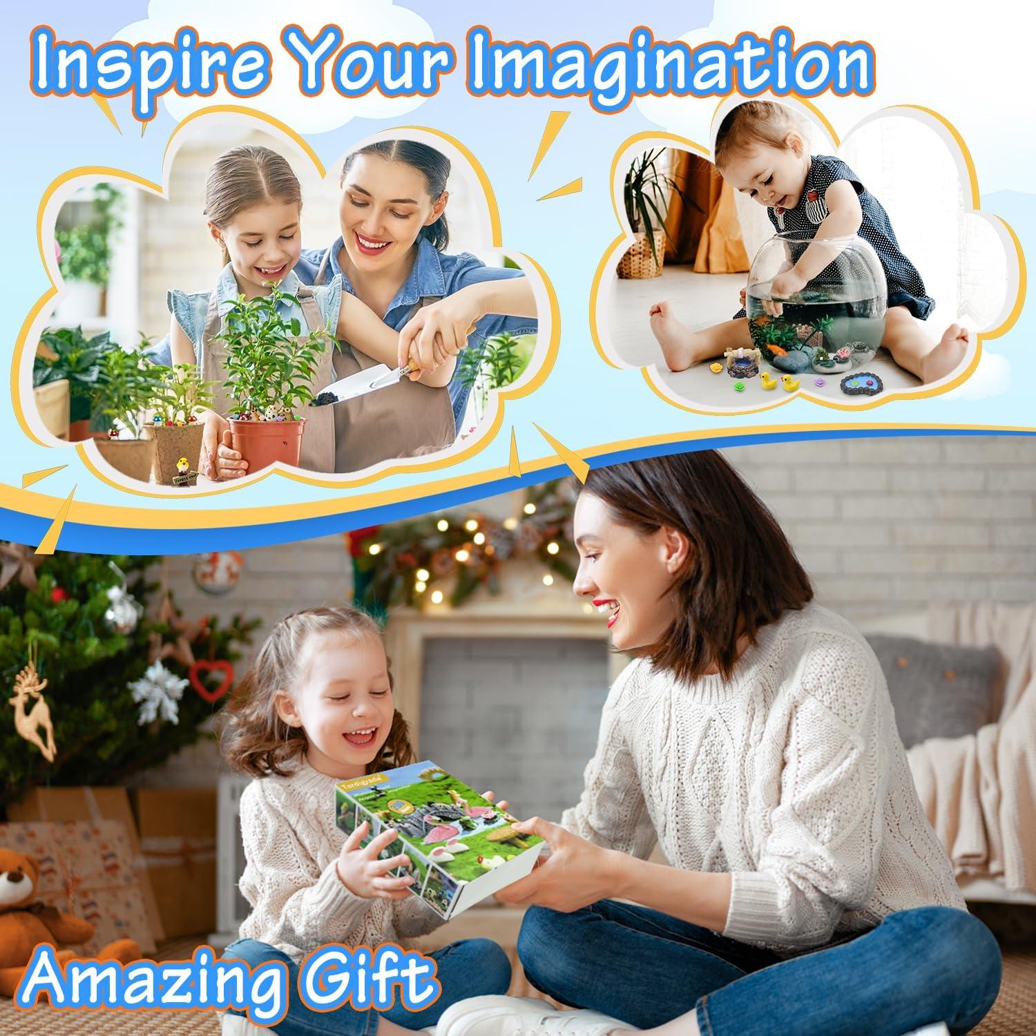 Kit de Jardín de Hadas Tardigrade 200 Piezas Resina