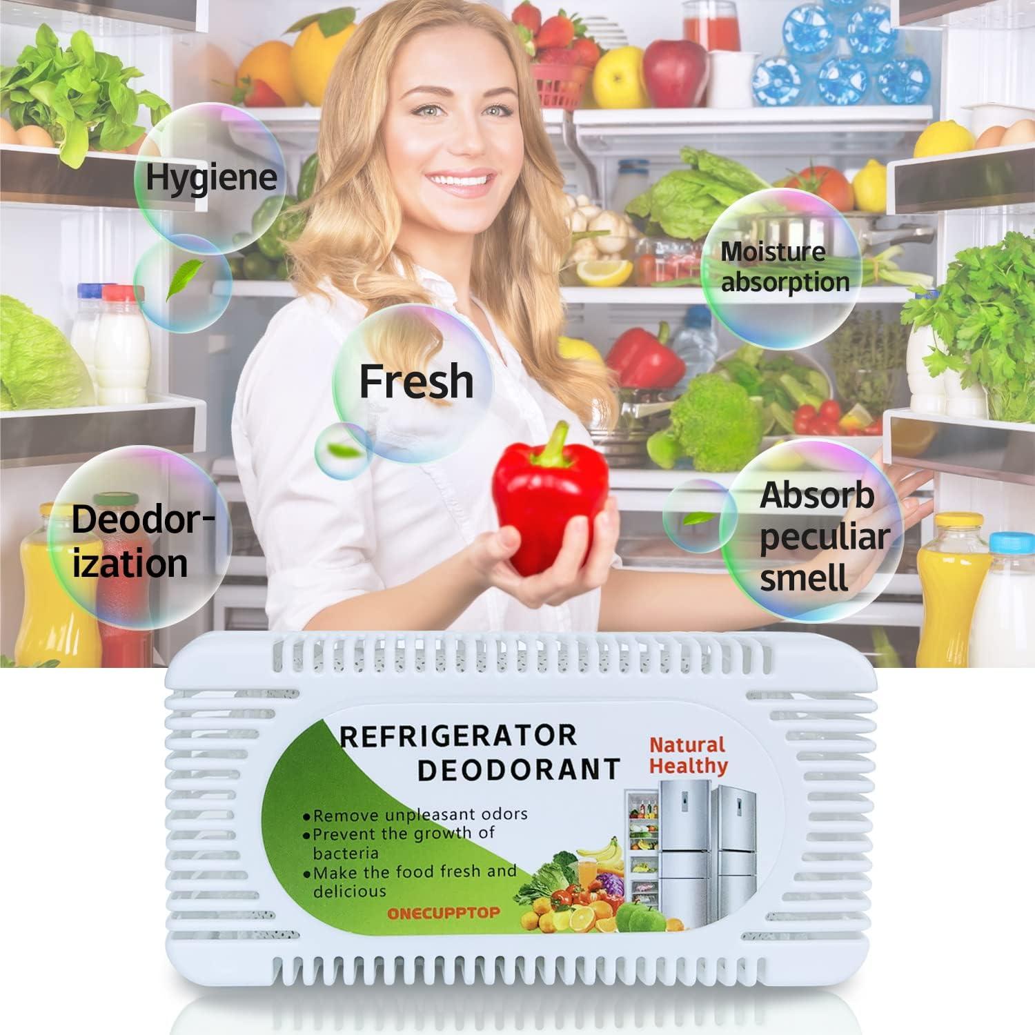 Desodorante para Refrigerador MINUODA - Paquete de 6, Carbón Activado