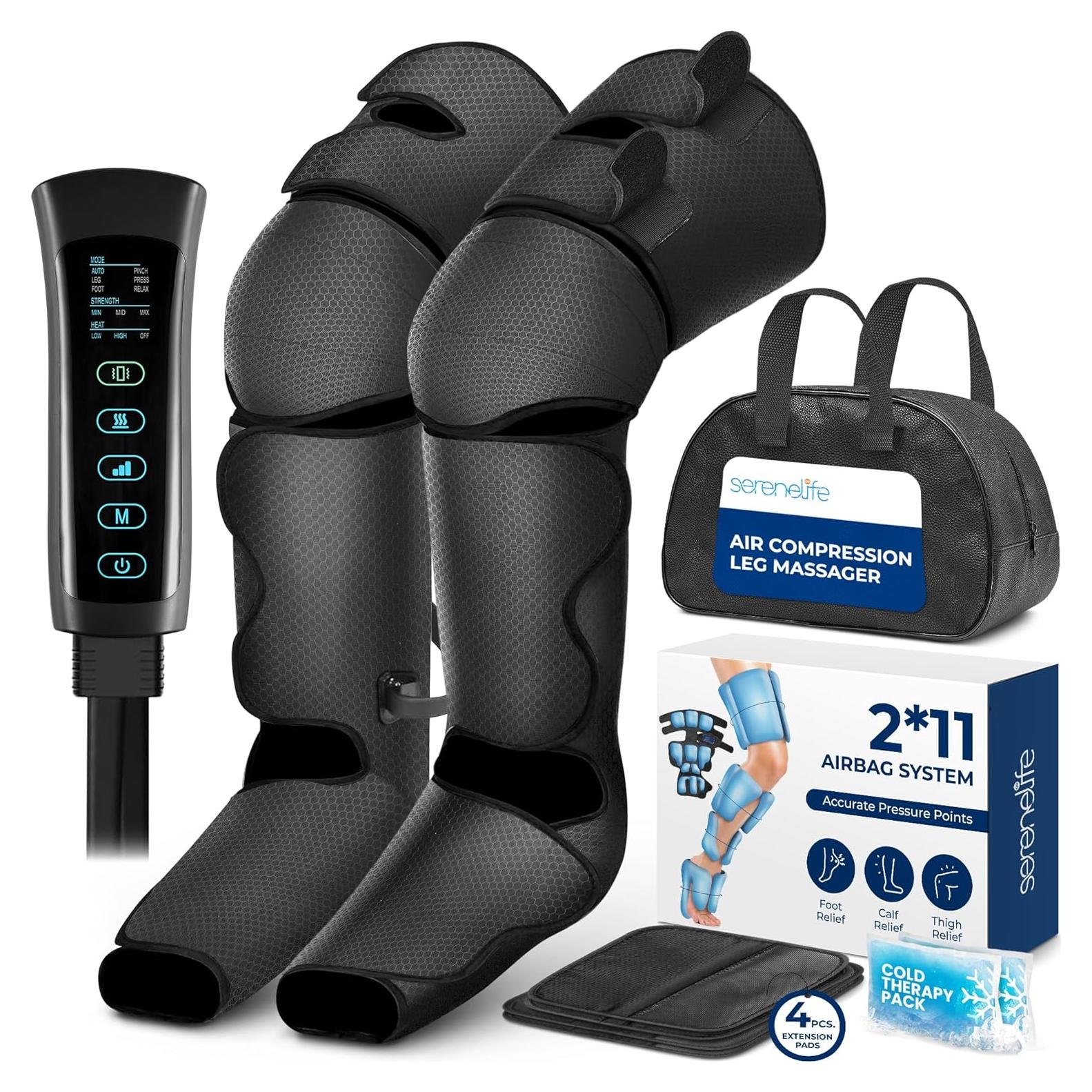 Masajeador de Piernas SereneLife Completo con Calor y Compresión