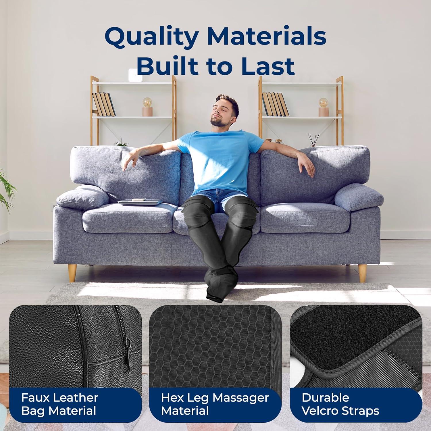 Masajeador de Piernas SereneLife Completo con Calor y Compresión