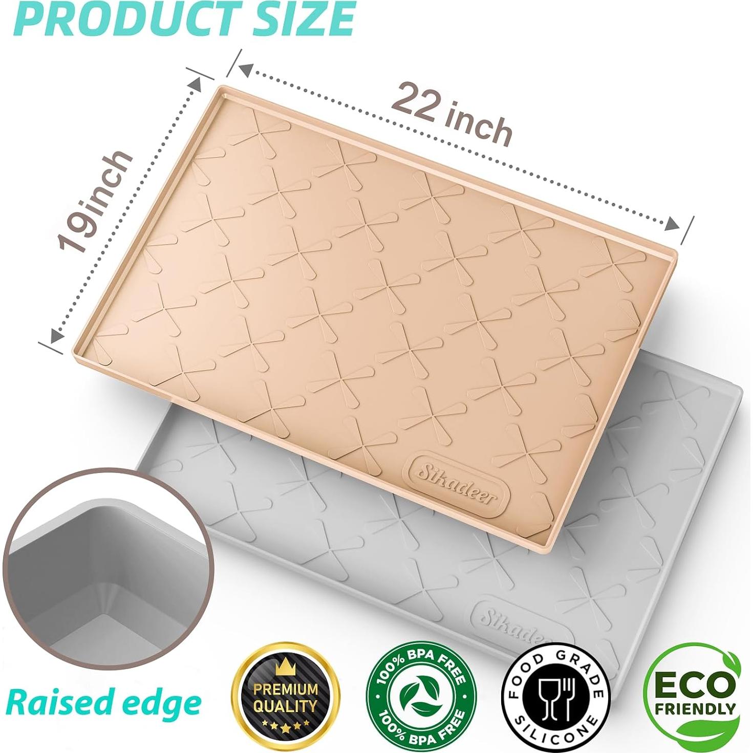 Alfombrilla Impermeable SIKADEER 55x48 cm para Fregadero