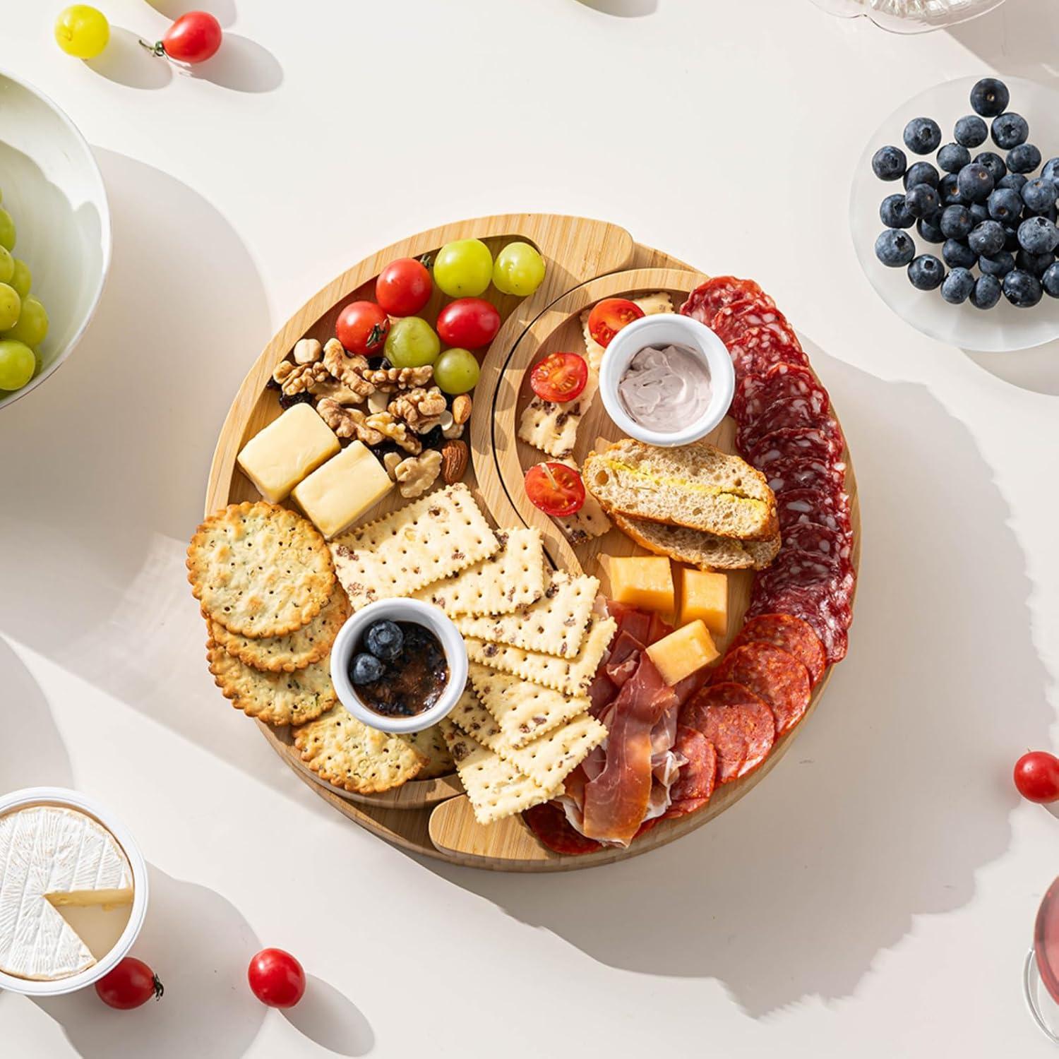 Tablero de Charcutería ZMARKRAFT Doble Capa 30.48 cm Beige