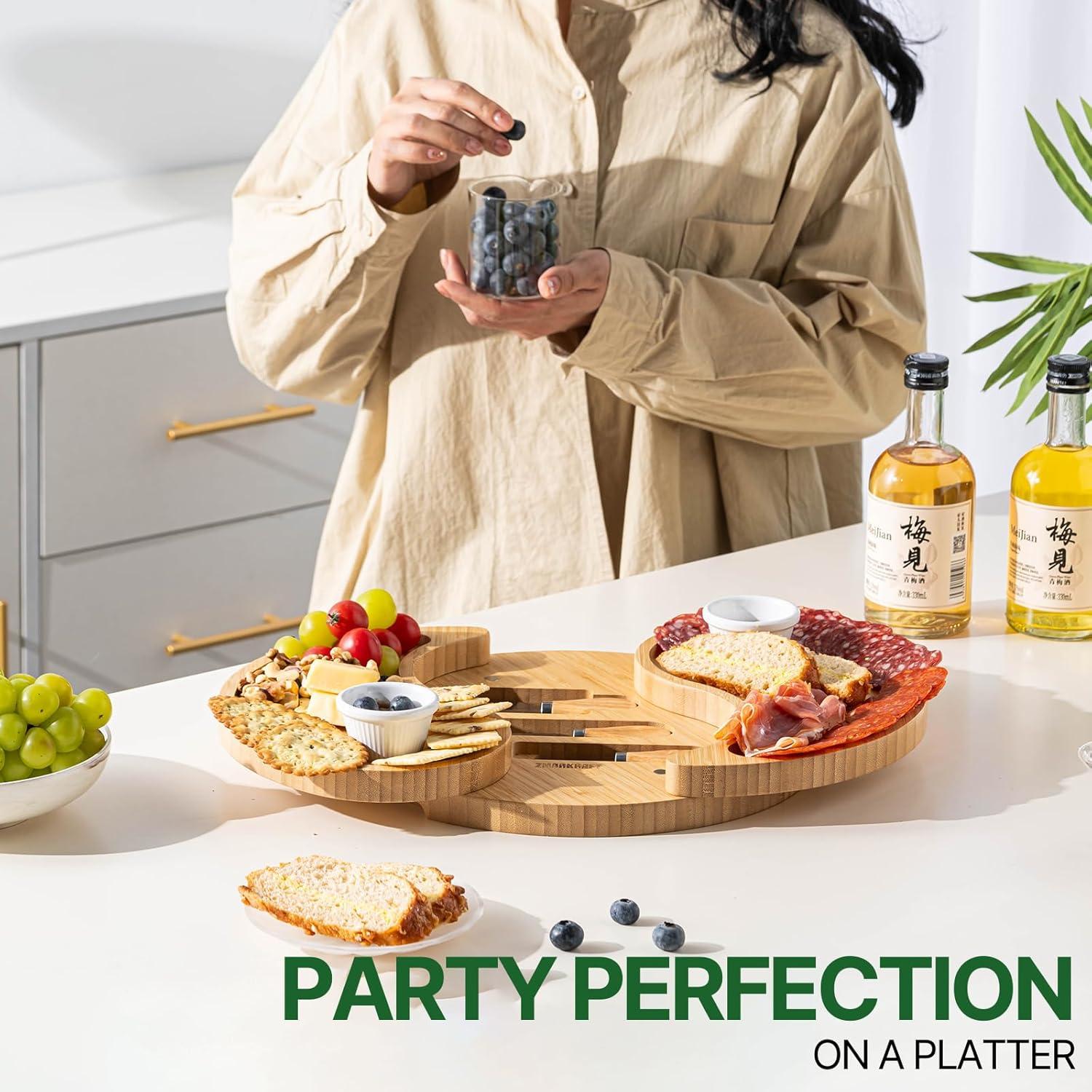 Tablero de Charcutería ZMARKRAFT Doble Capa 30.48 cm Beige