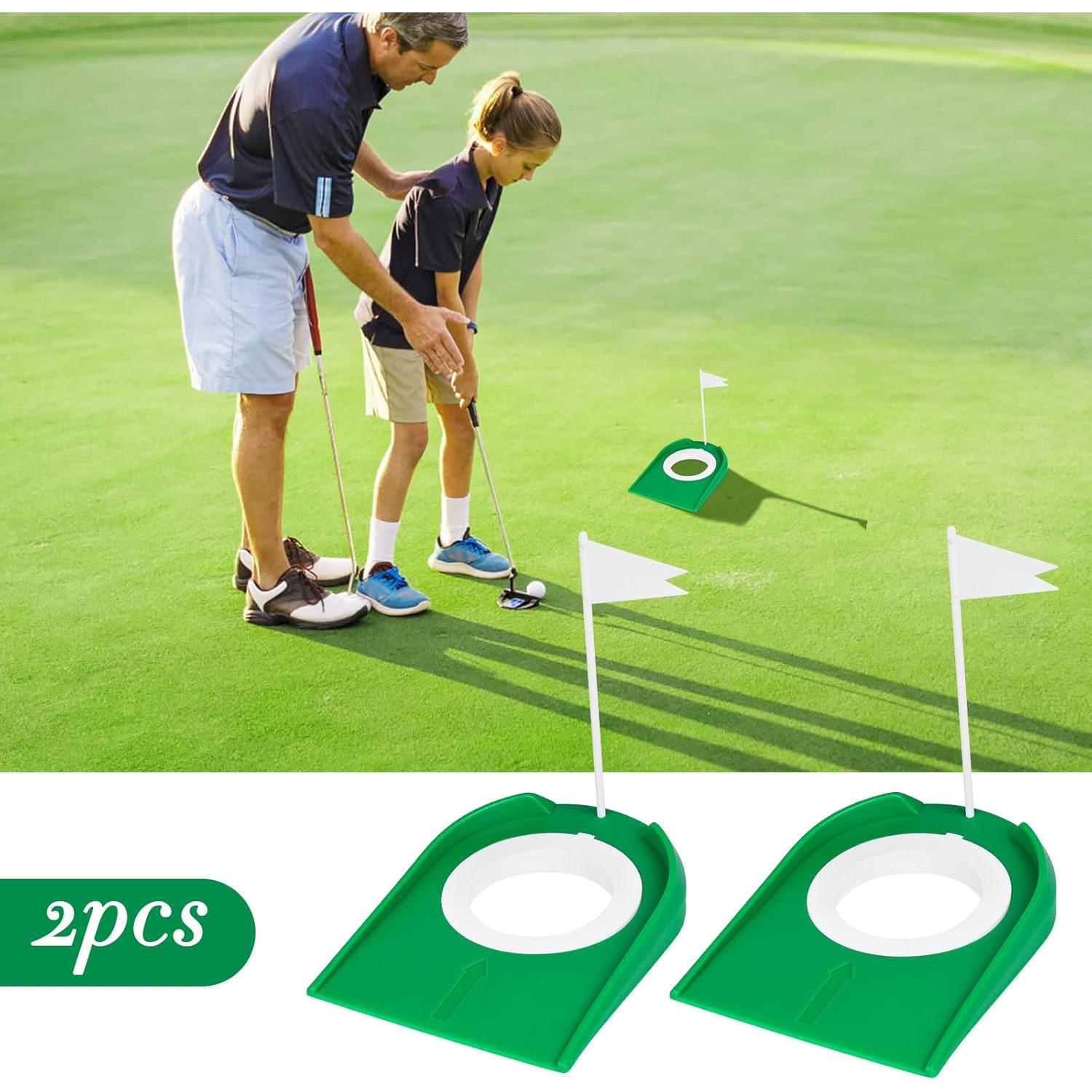 Paquete de 2 tazas de putting Eaezerav para golf