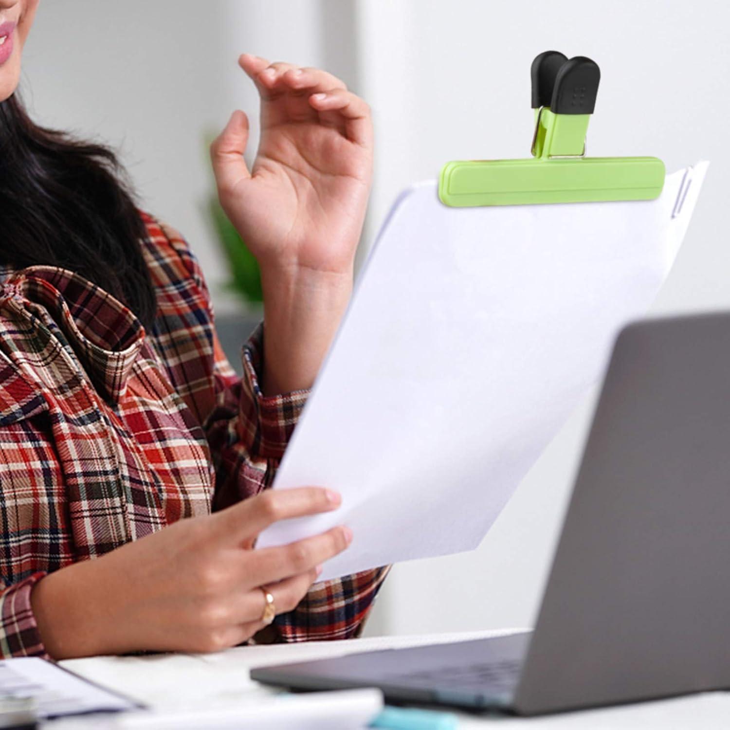 Paquete de 6 Clips para Bolsas Ninth Five 15.2 cm Colores Asortidos