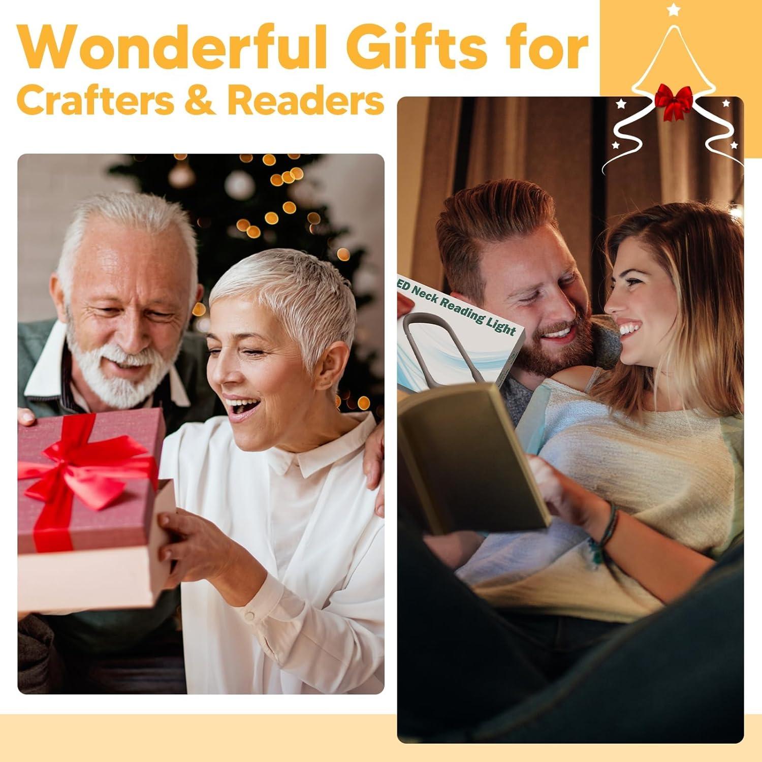 Luz de Lectura para el Cuello EastPin Recargable LED 1800mAh