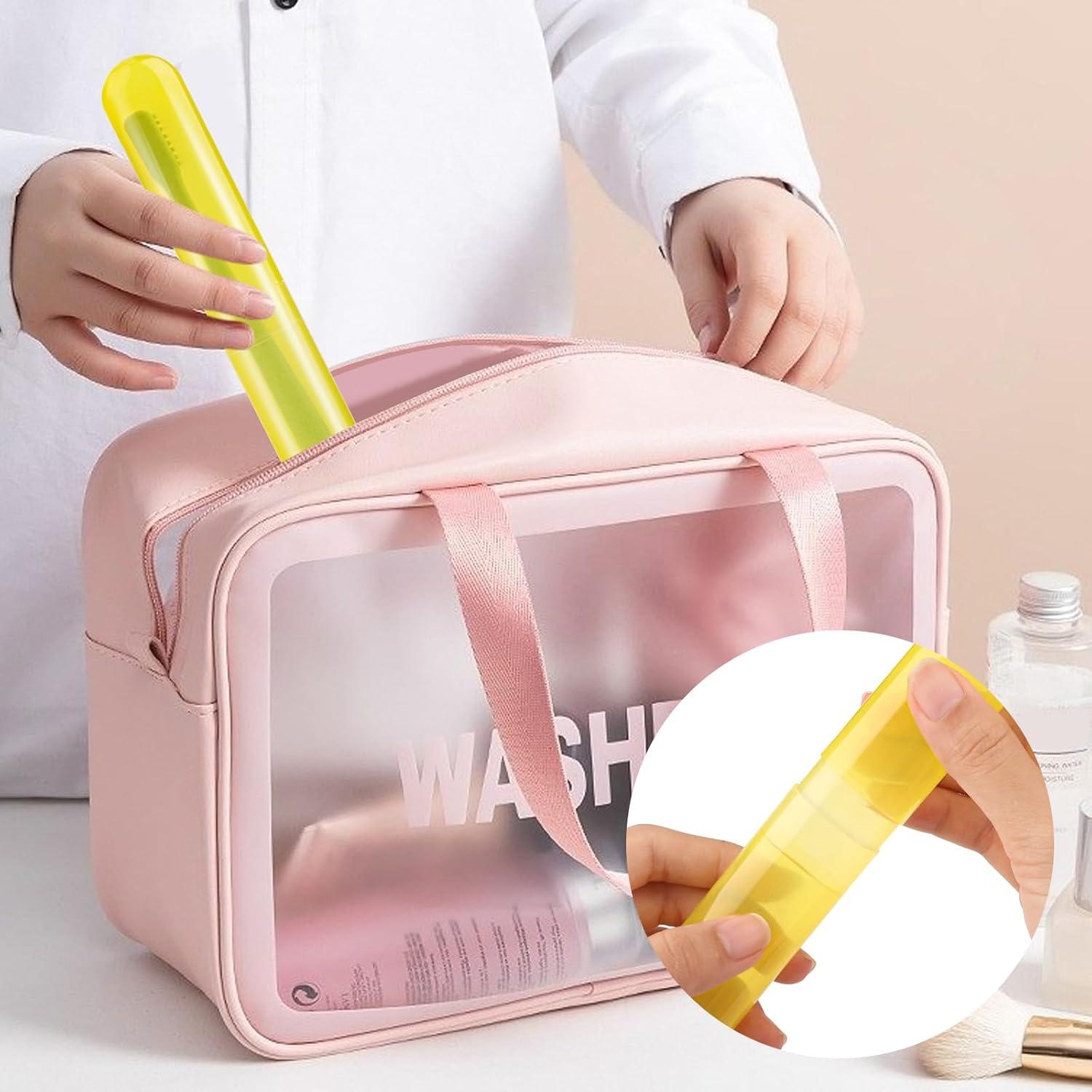 Estuche de Cepillo de Dientes de Viaje Eaezerav - 6 Paquetes