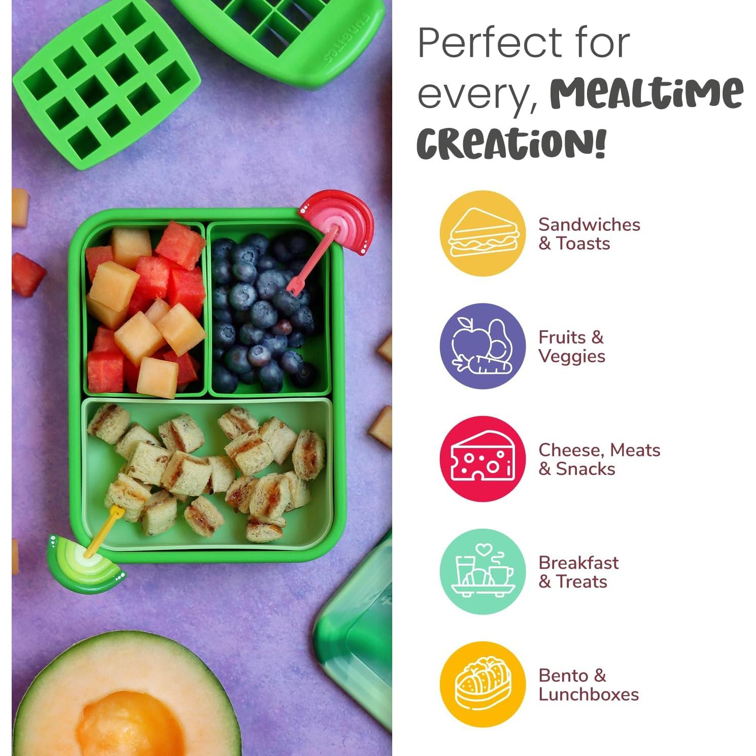 Cortador de Sándwich FunBites Cuadrados Amarillos 1 Cuenta