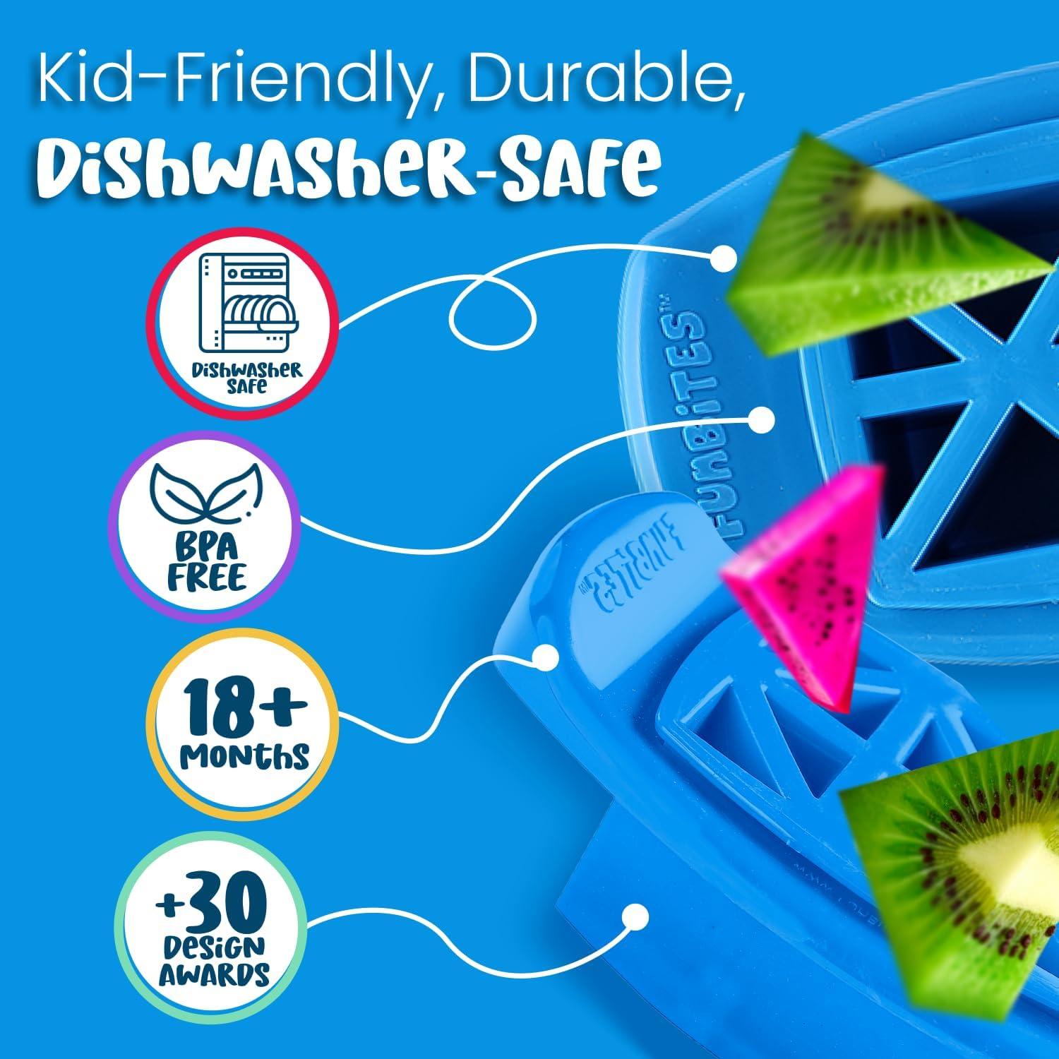 Cortador de Sándwich FunBites Triángulos Azules 15.24x9.53cm