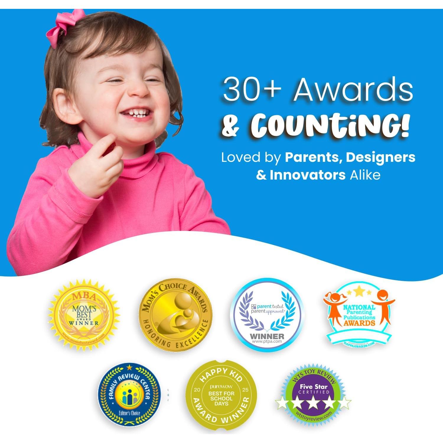 Cortador de Sándwich FunBites Triángulos Azules 15.24x9.53cm