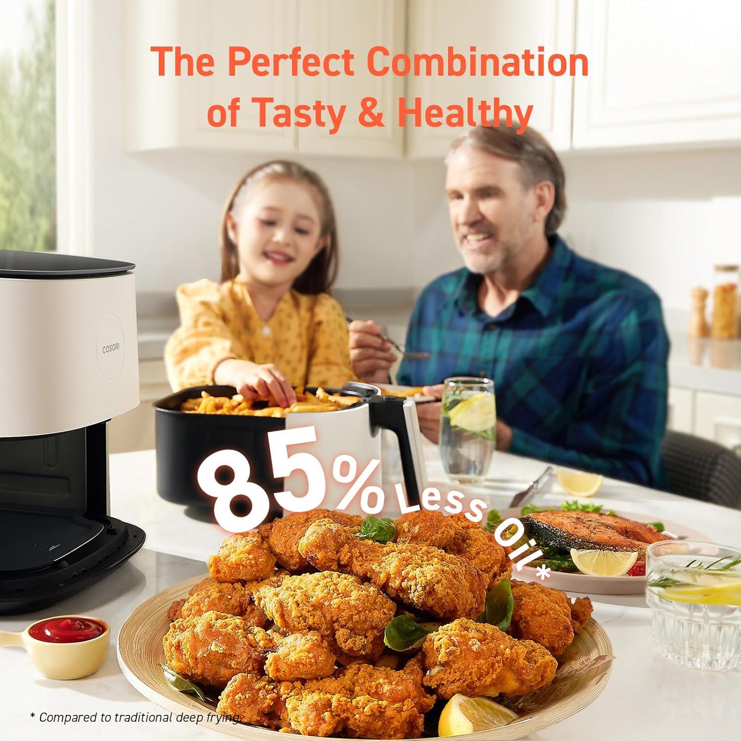 Freidora de Aire COSORI Pro LE 5 Qt Blanca, 10 Funciones