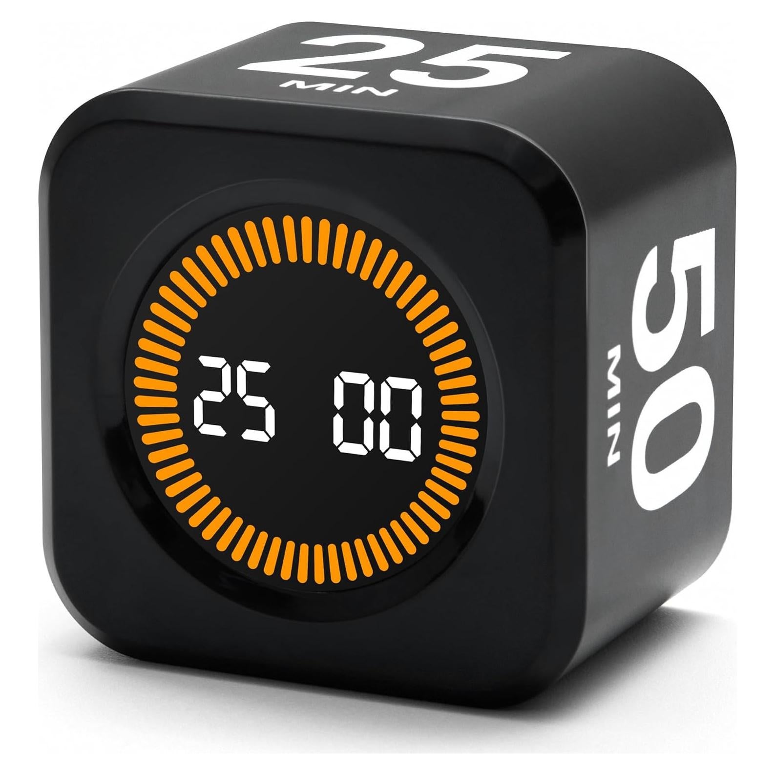 Temporizador Pomodoro Exlliy Negro con Sensor de Gravedad