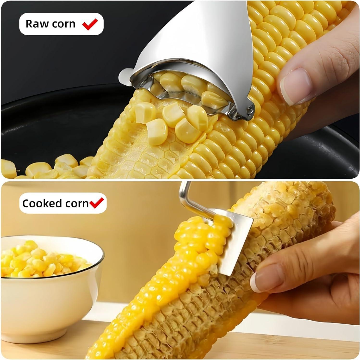 Juego de Pelador y Desgranador de Maíz BCMON - Acero Inoxidable