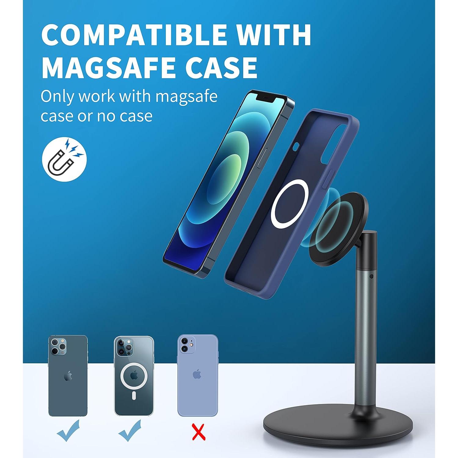 Soporte Magnético para Teléfono DiTouch Ajustable 360° iPhone 16/15/14/13/12