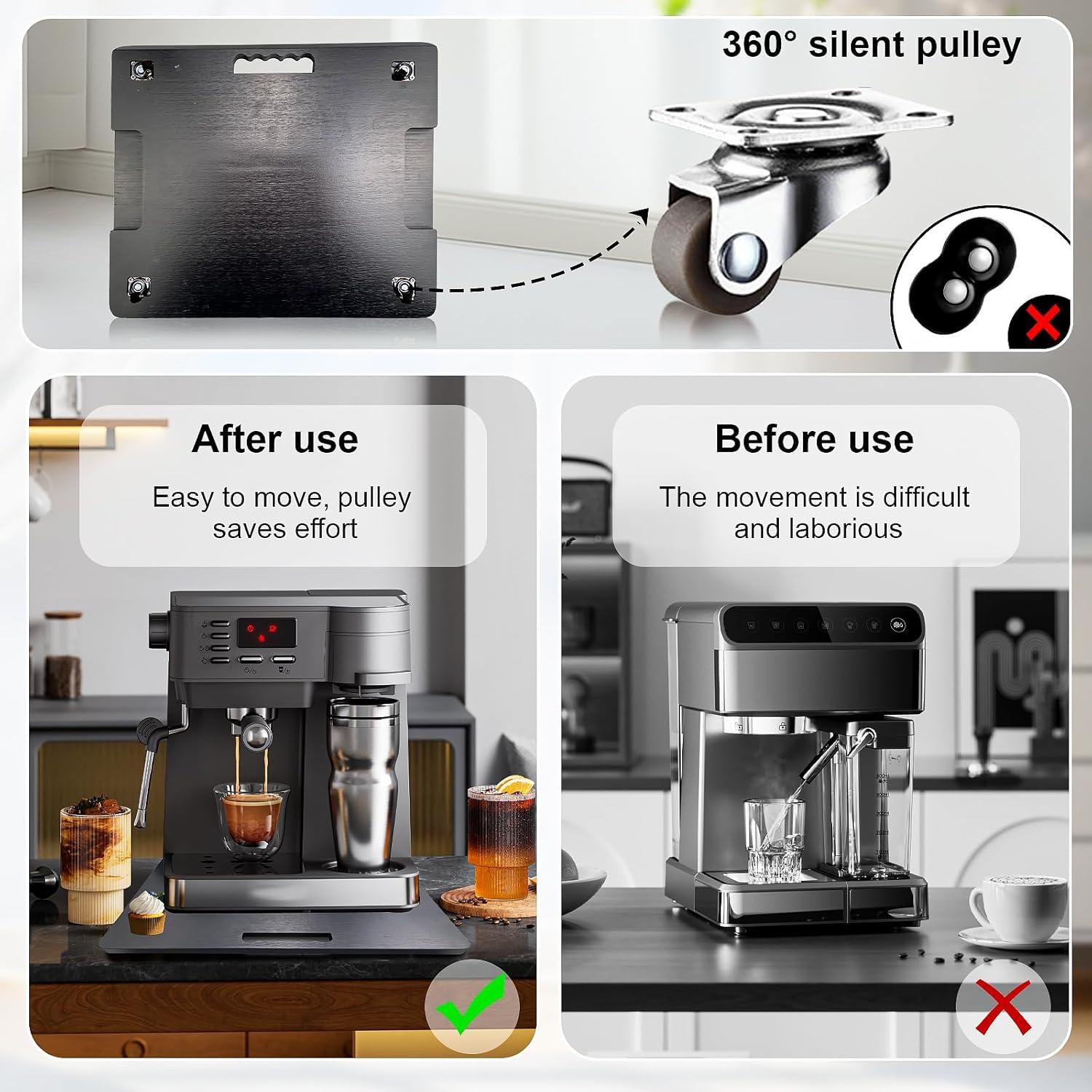 Bandeja Deslizante para Cafetera OhGosh 33x40cm Negro