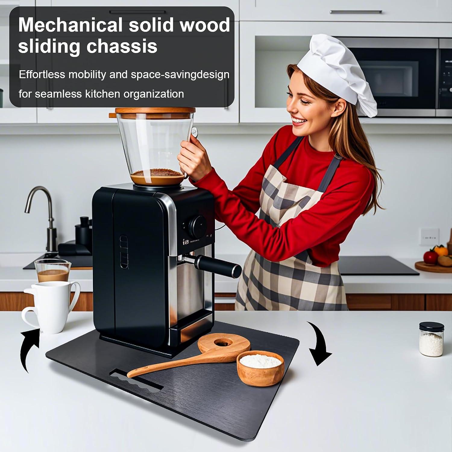 Bandeja Deslizante para Cafetera OhGosh 33x40cm Negro