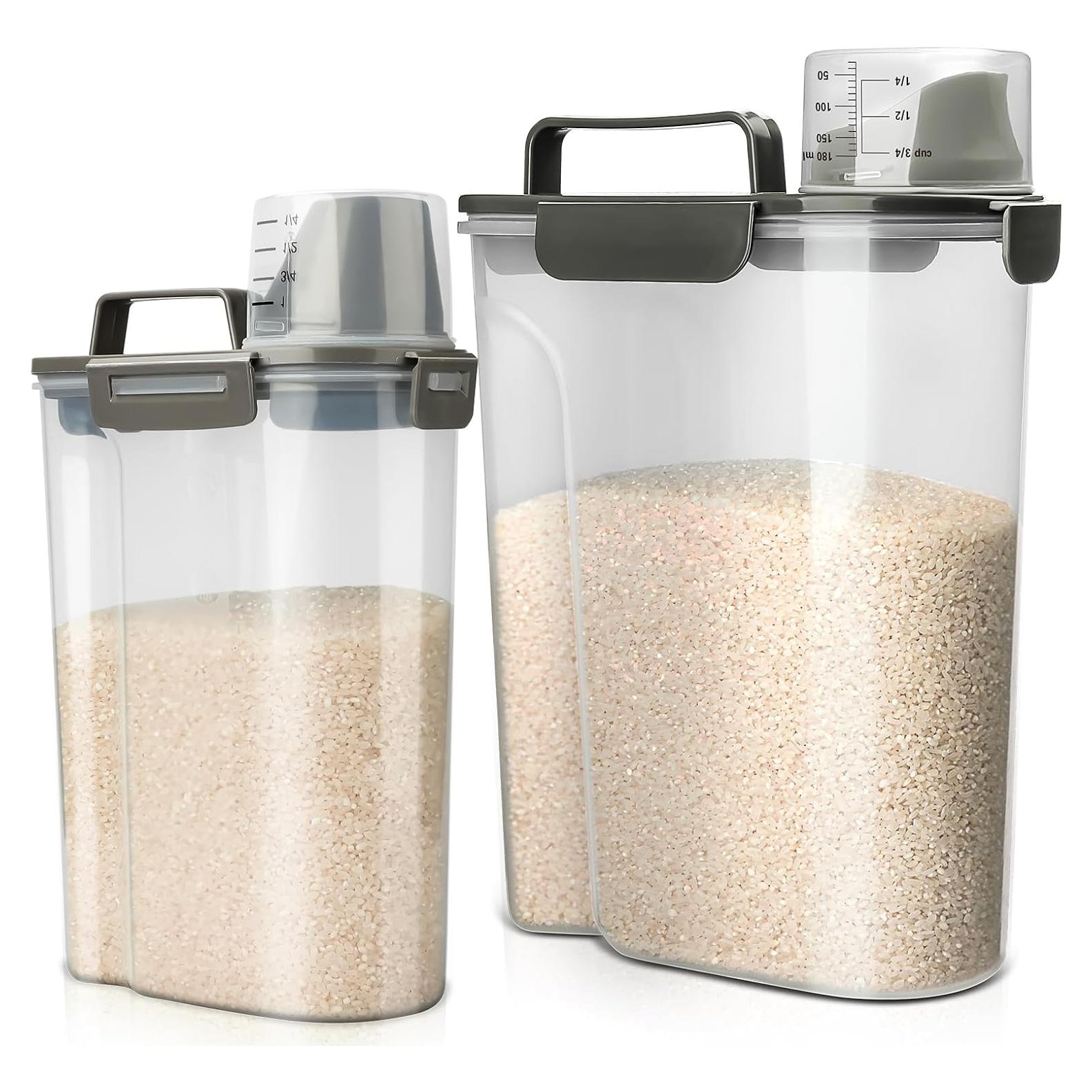 Contenedor de Almacenamiento de Alimentos Viretec 6L y 3L Gris