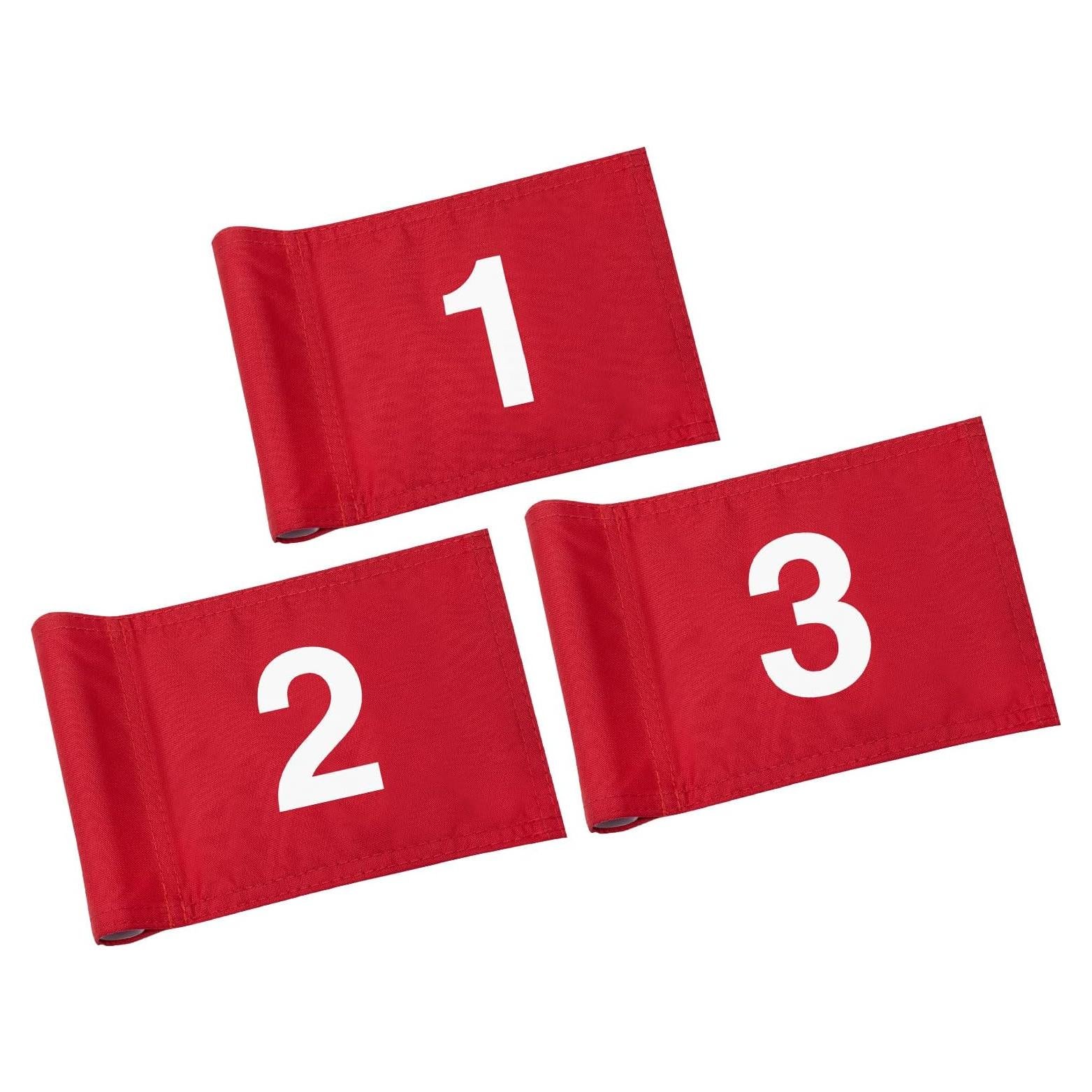 Bandera de Golf KINGTOP 15x20 cm con Números Visibles