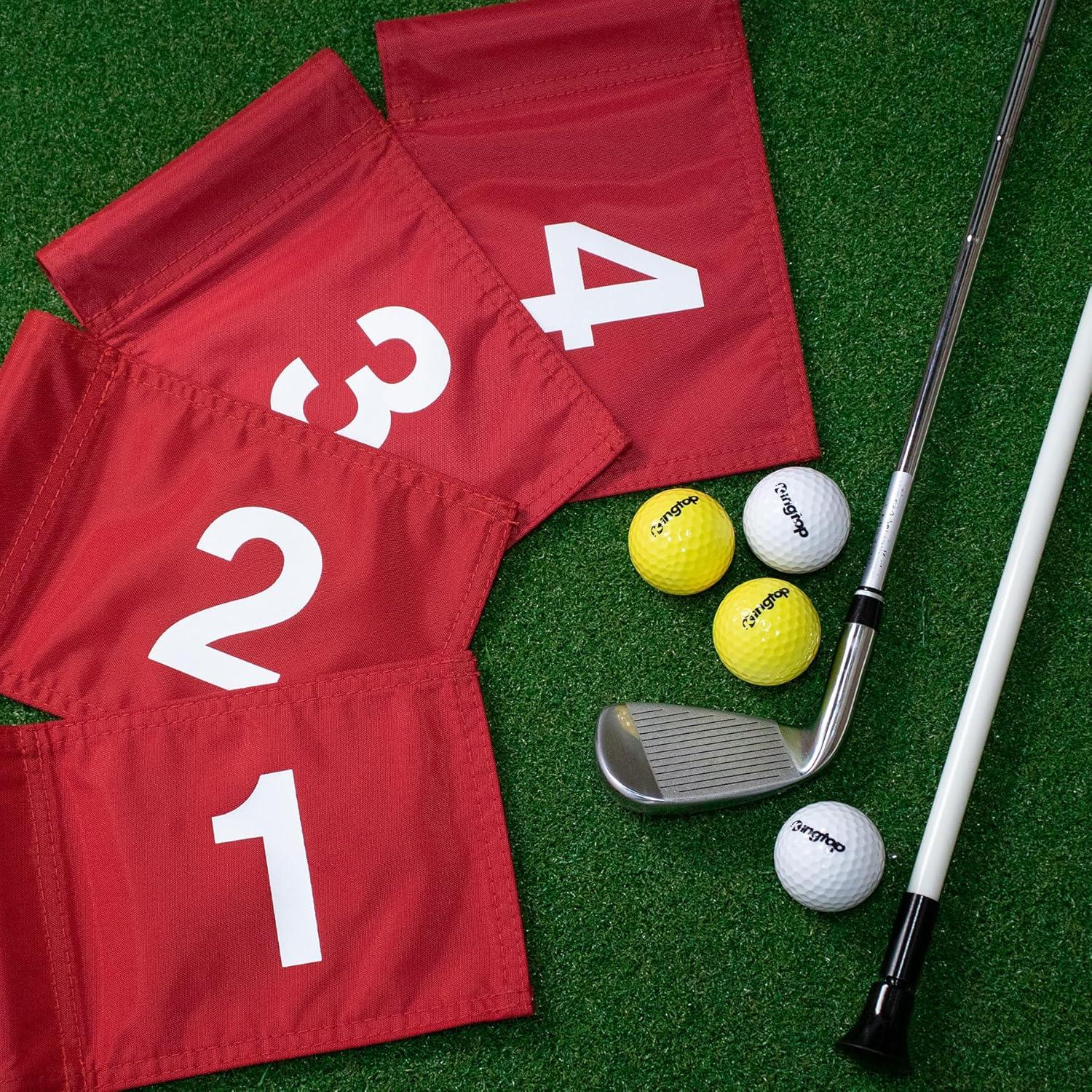Bandera de Golf KINGTOP 15x20 cm con Números Visibles