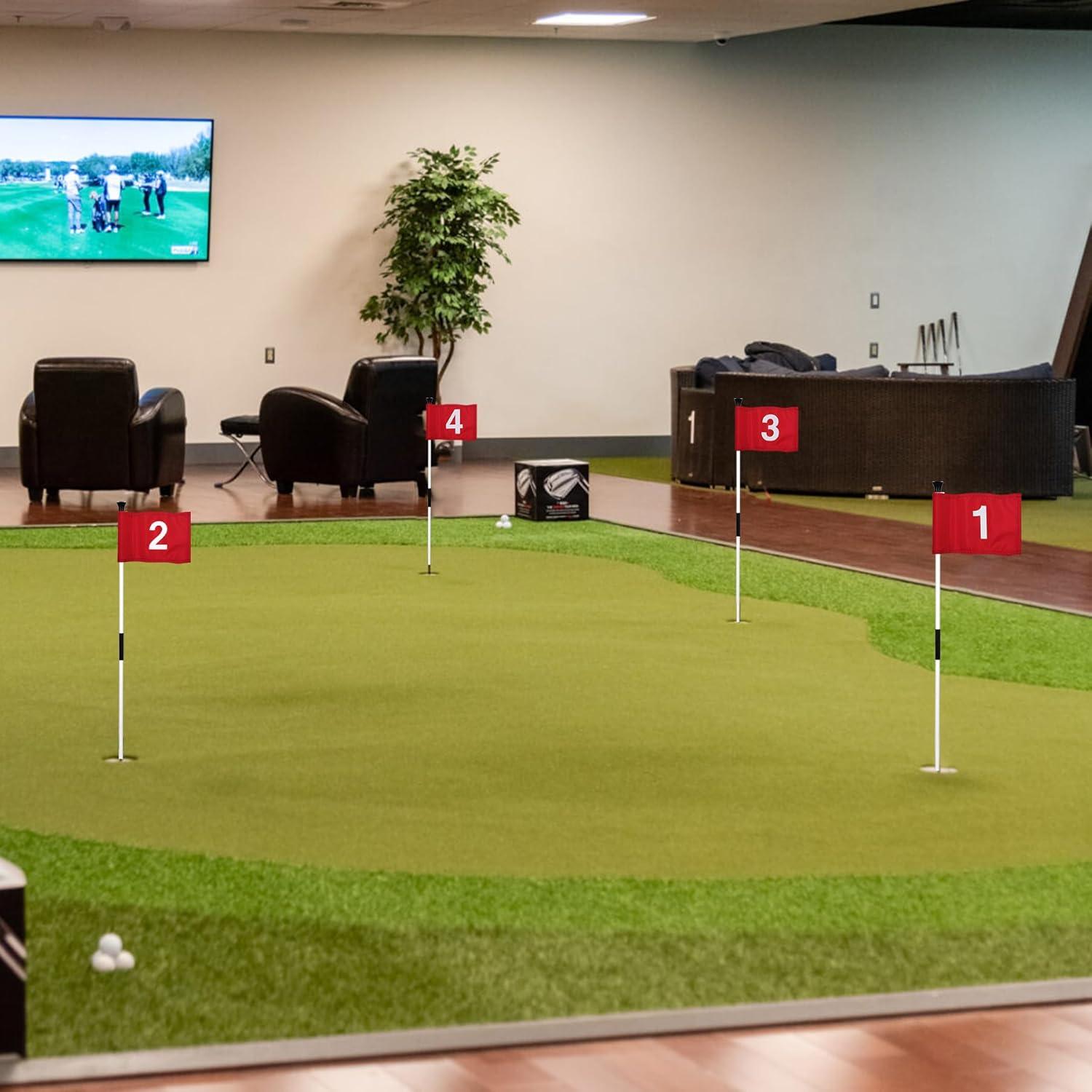 Bandera de Golf KINGTOP 15x20 cm con Números Visibles