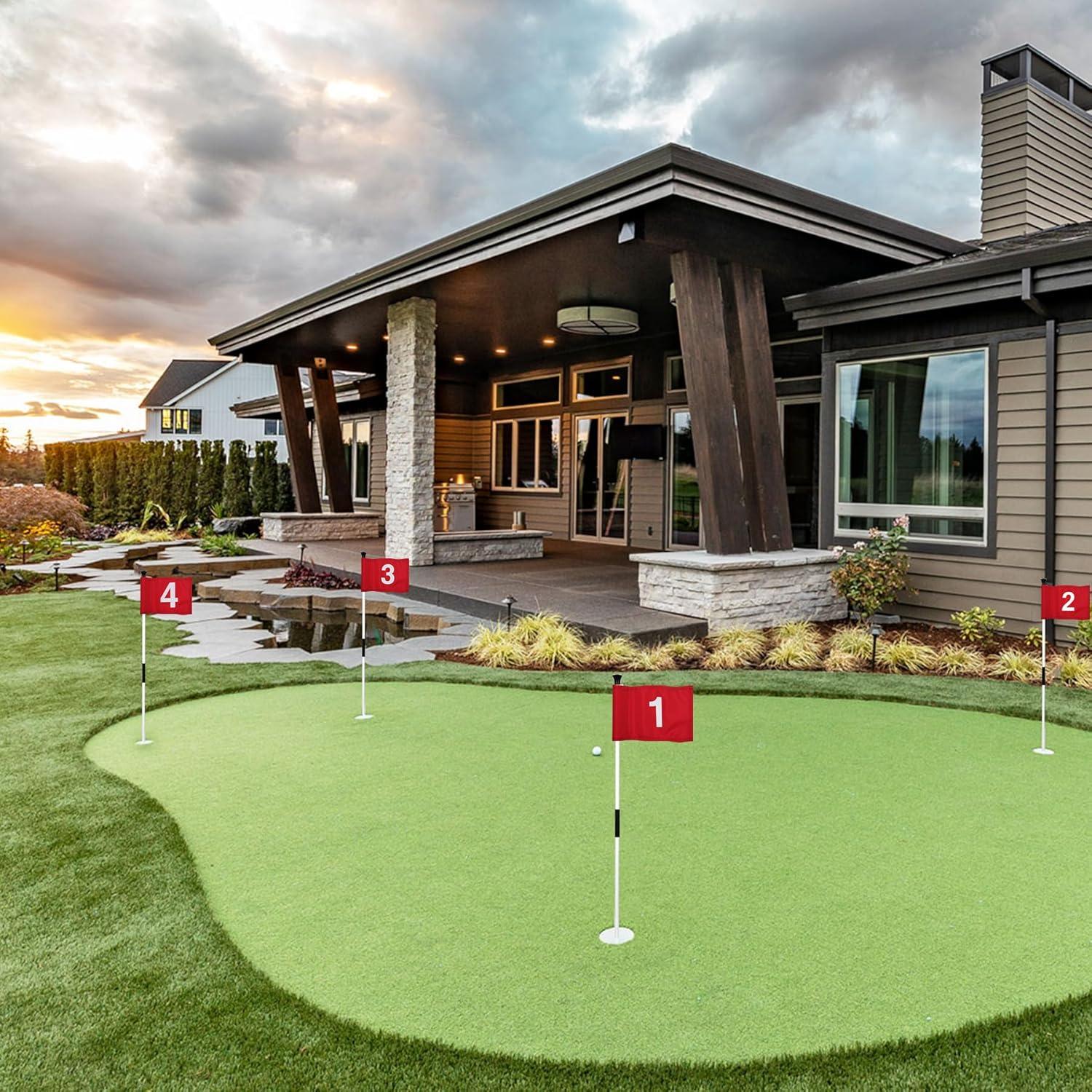 Bandera de Golf KINGTOP 15x20 cm con Números Visibles