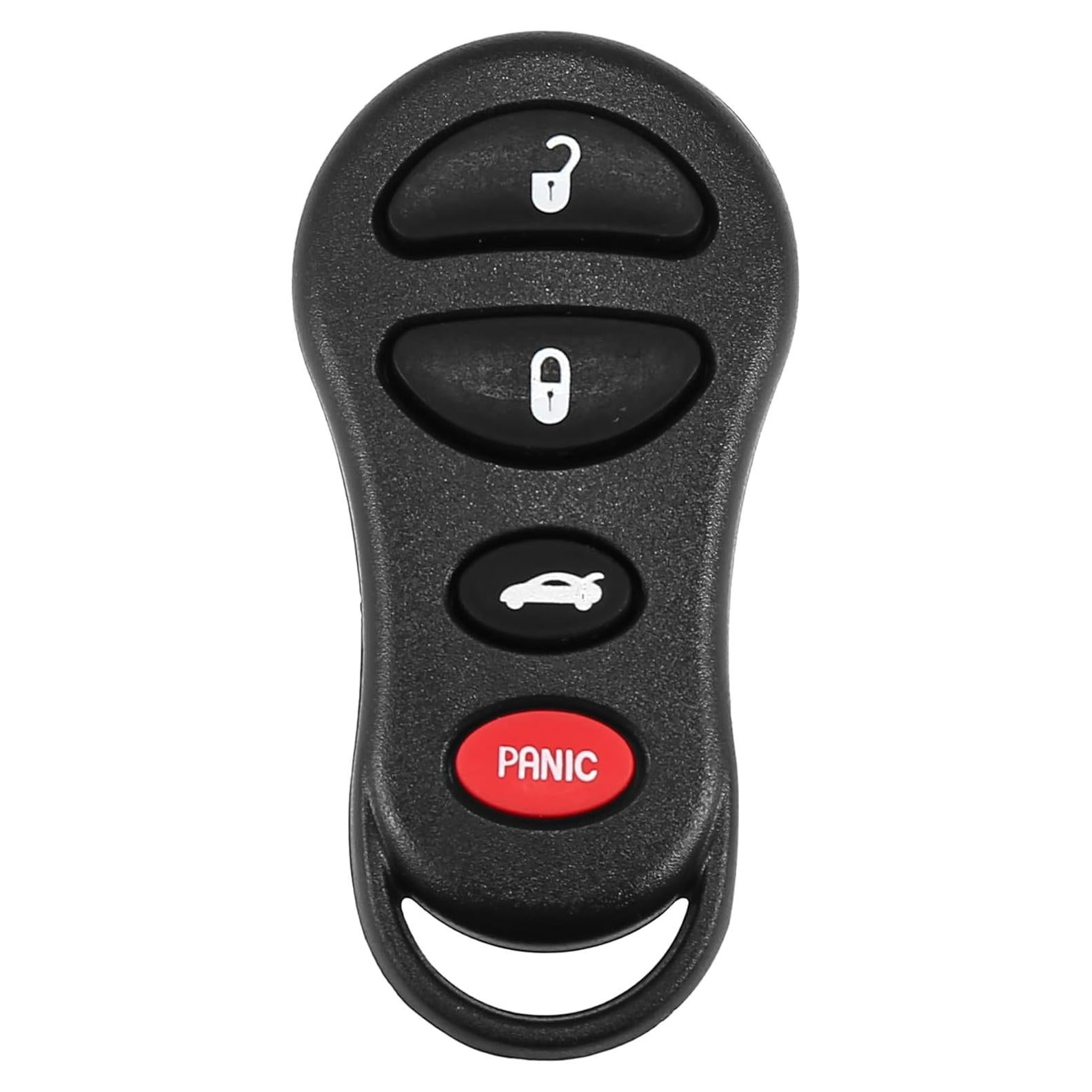 Llave Remota Sin Llave X AUTOHAUX GQ43VT17T 4 Botones Jeep/Dodge/Chrysler