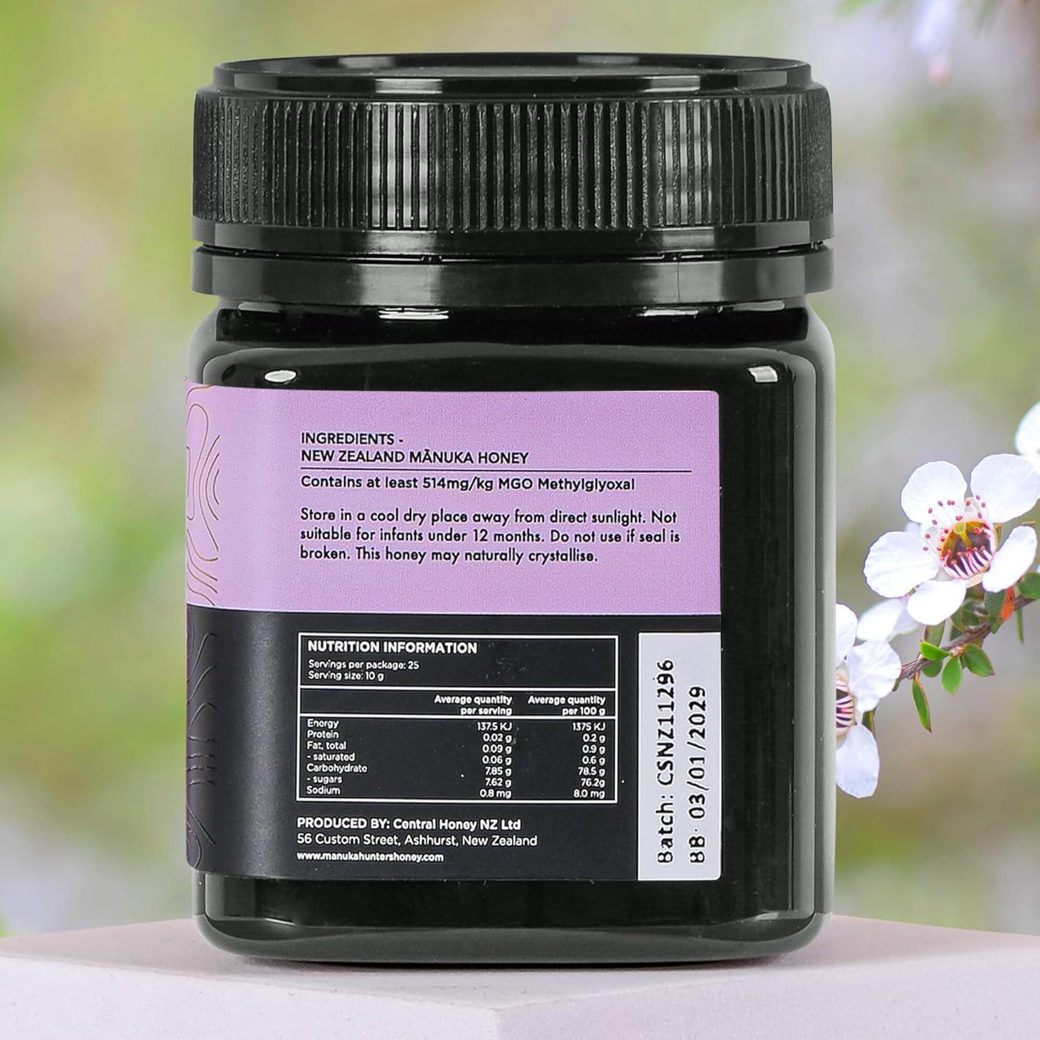 Miel de Manuka Hunters UMF 15+ 250g - Endulzante Natural Puro