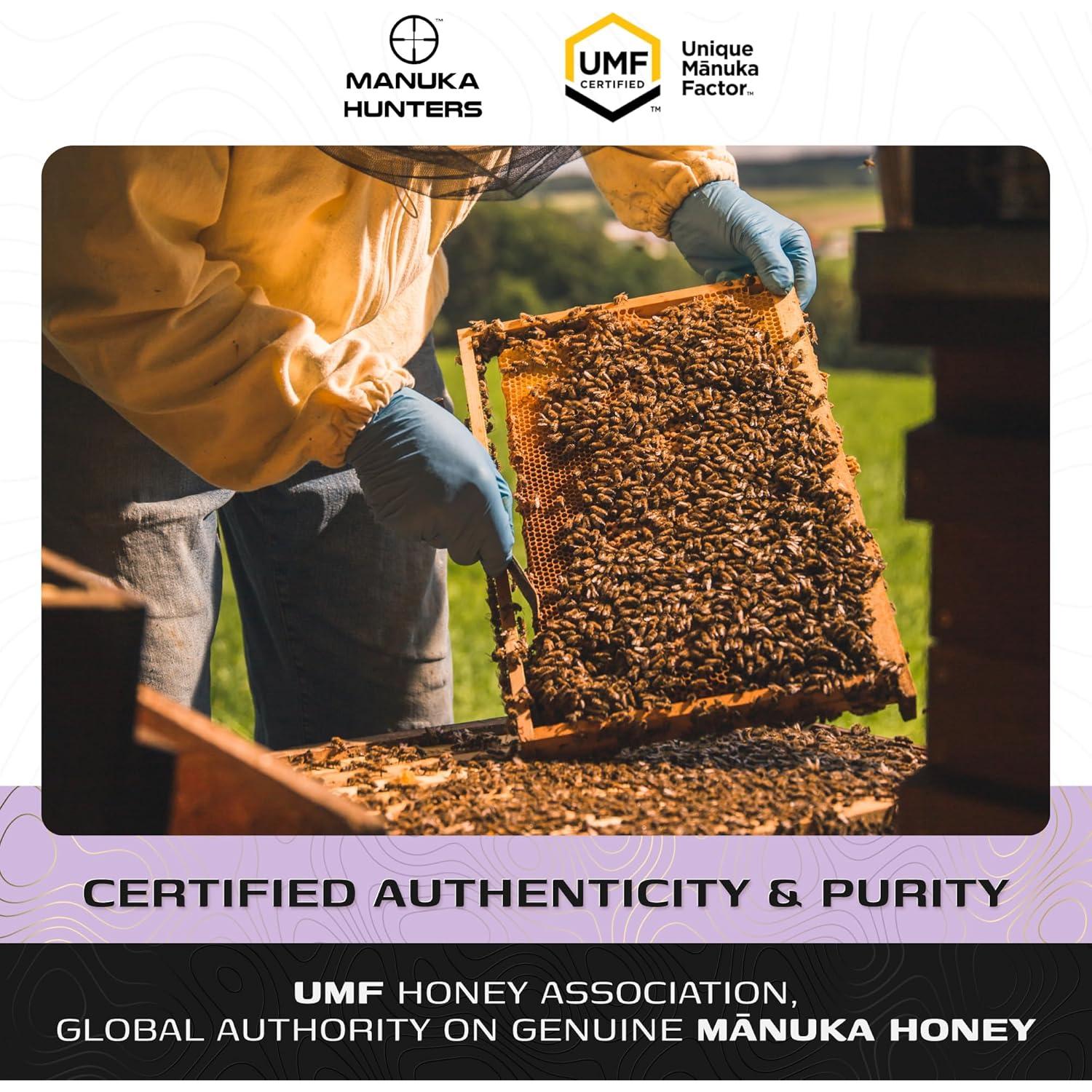 Miel de Manuka Hunters UMF 15+ 250g - Endulzante Natural Puro