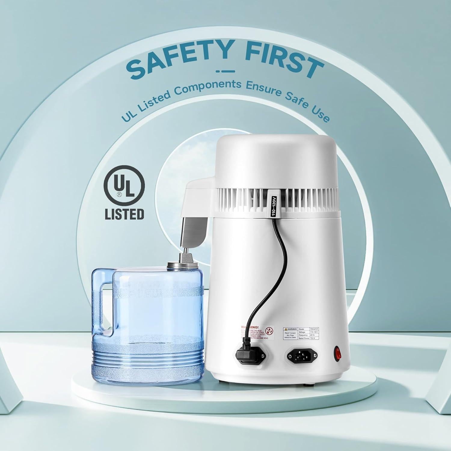 Destilador de Agua CO-Z 4L Purificador de Escritorio